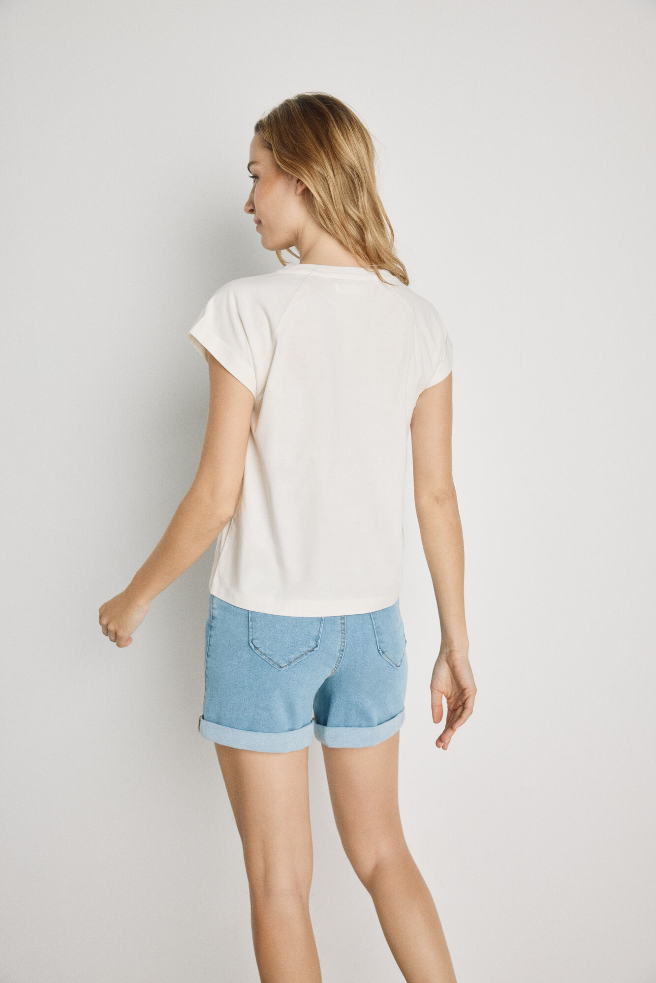 Milano Playera estampada de manga corta Beige