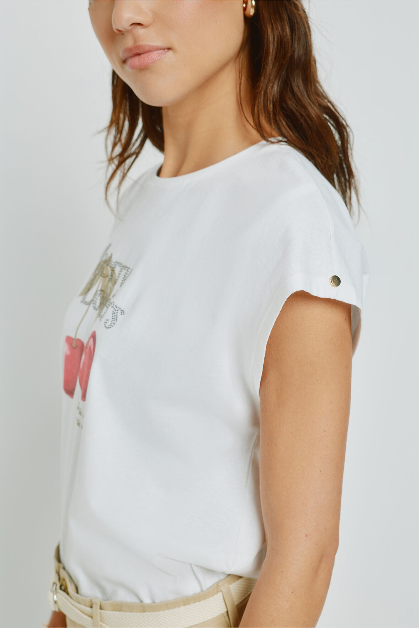 Milano Playera estampada de manga corta Blanco