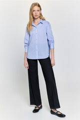 Milano Camisa fluida rayas Azul