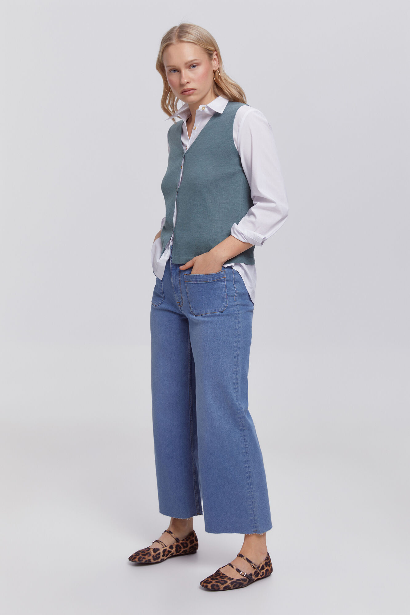 Milano Denim crop