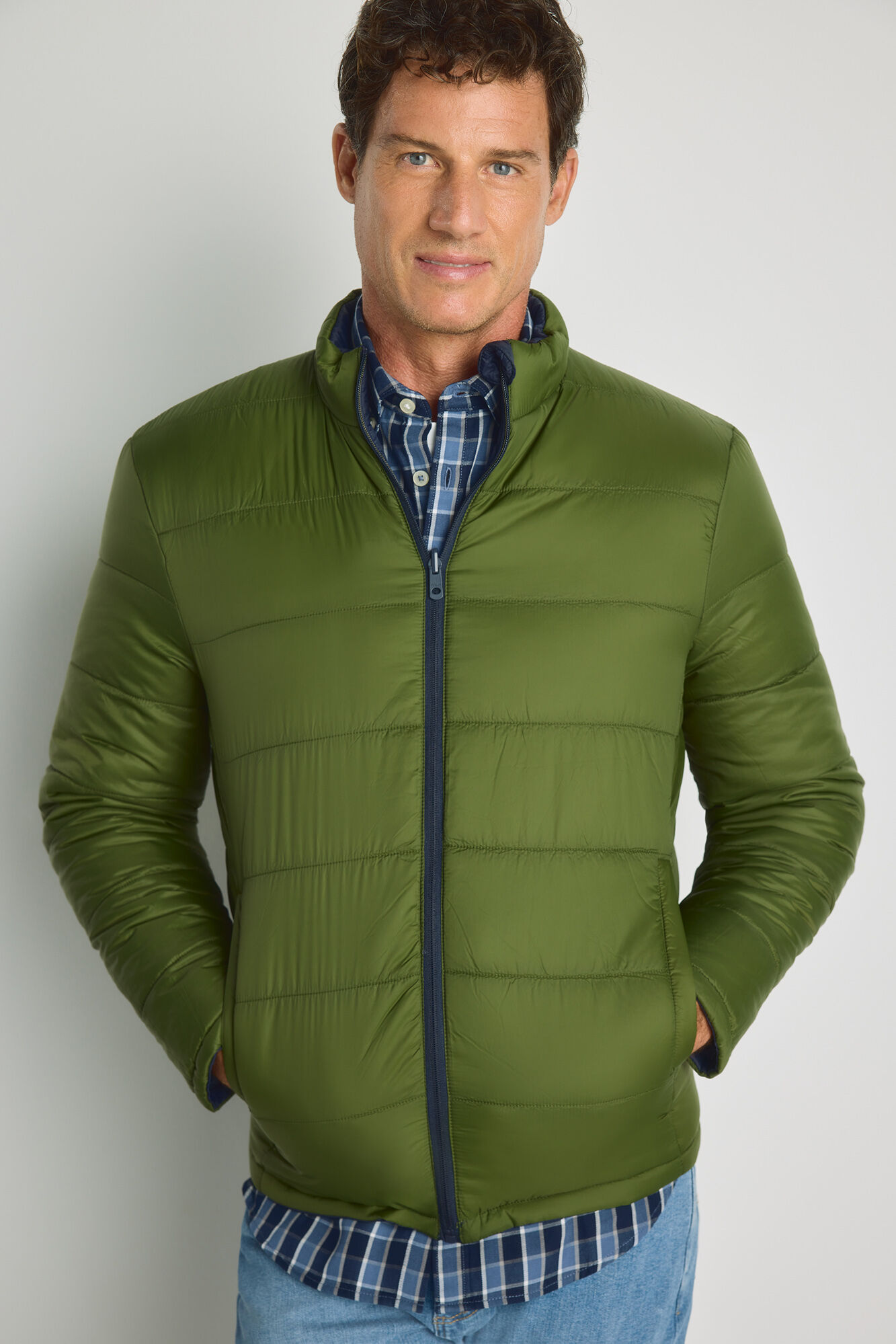 Milano Chamarra acolchada ultralight Navy