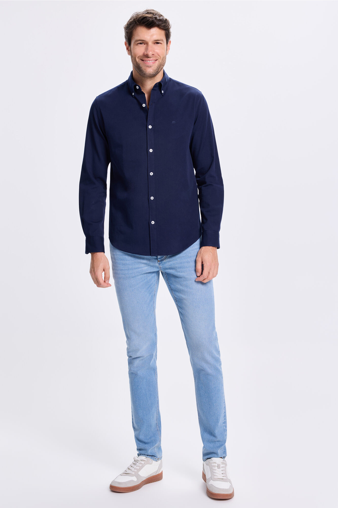 Milano Pantal&oacute;n denim ajustado