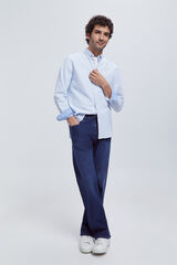 Milano Pantal&oacute;n Denim Relaxed Azul