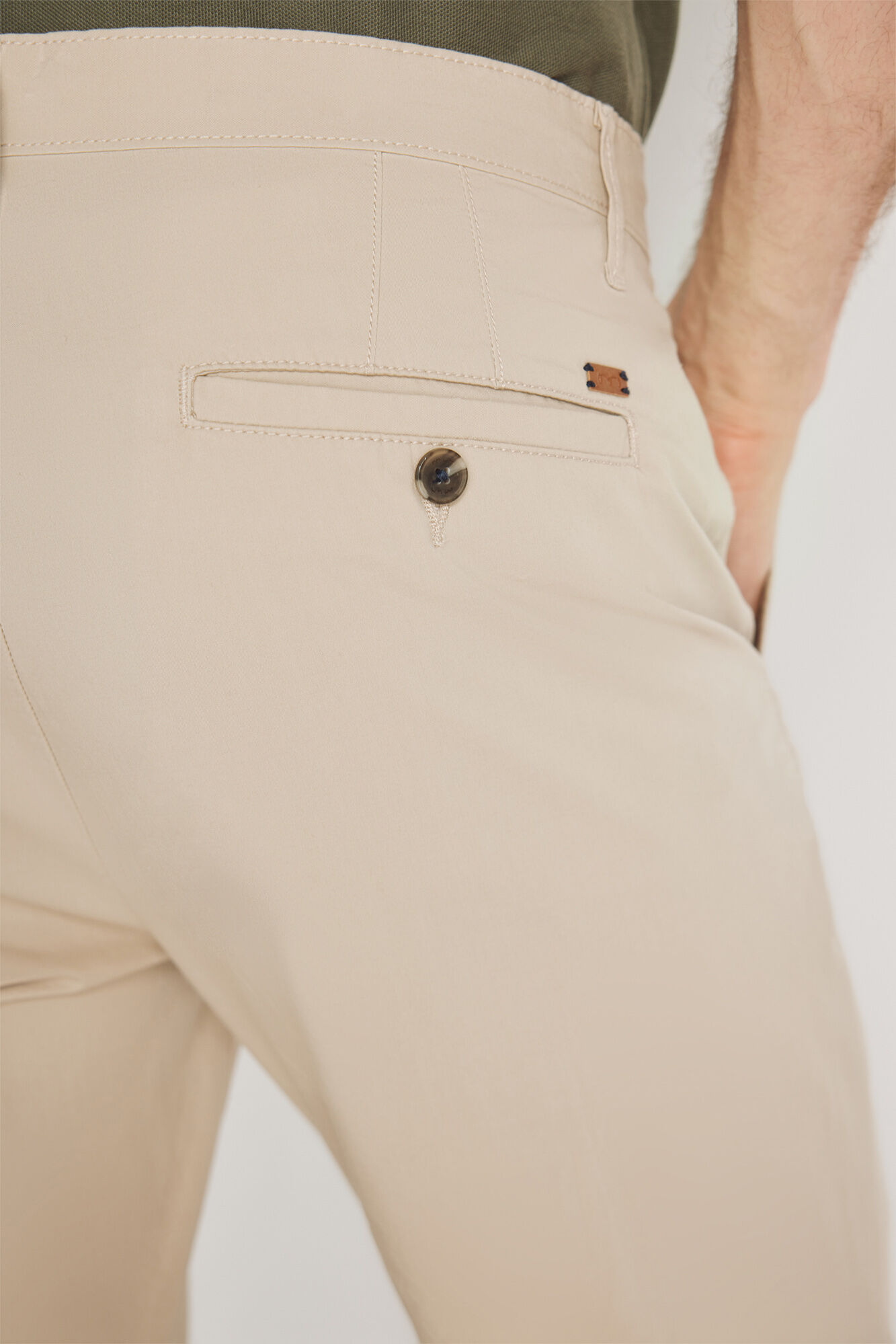 Milano Pantal&oacute;n chino slim Beige