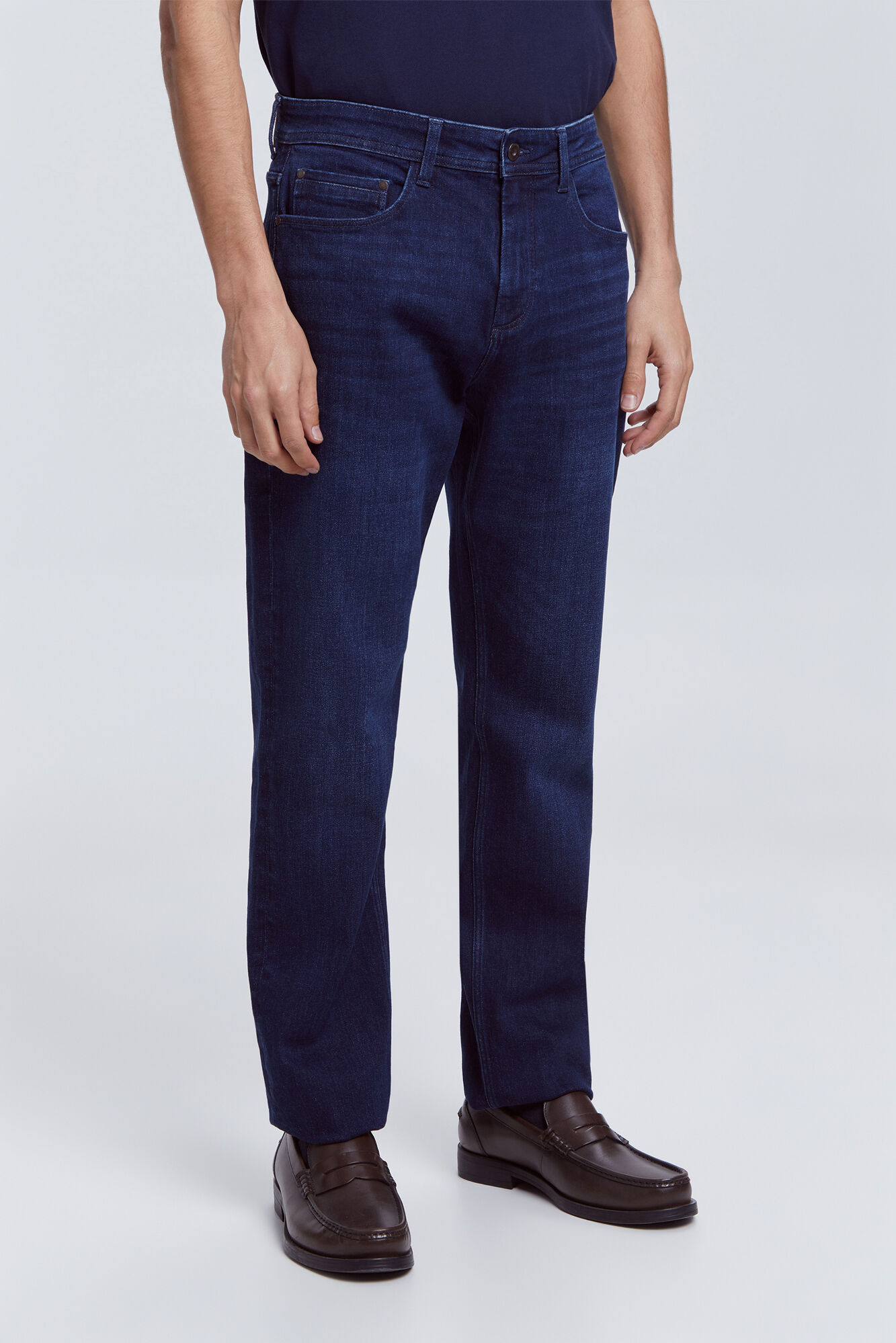 Pedro del Hierro Pantal&oacute;n Denim Regular PDH Azul Oscuro
