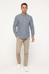 Milano Camisa Popel&iacute;n Cuadros Navy