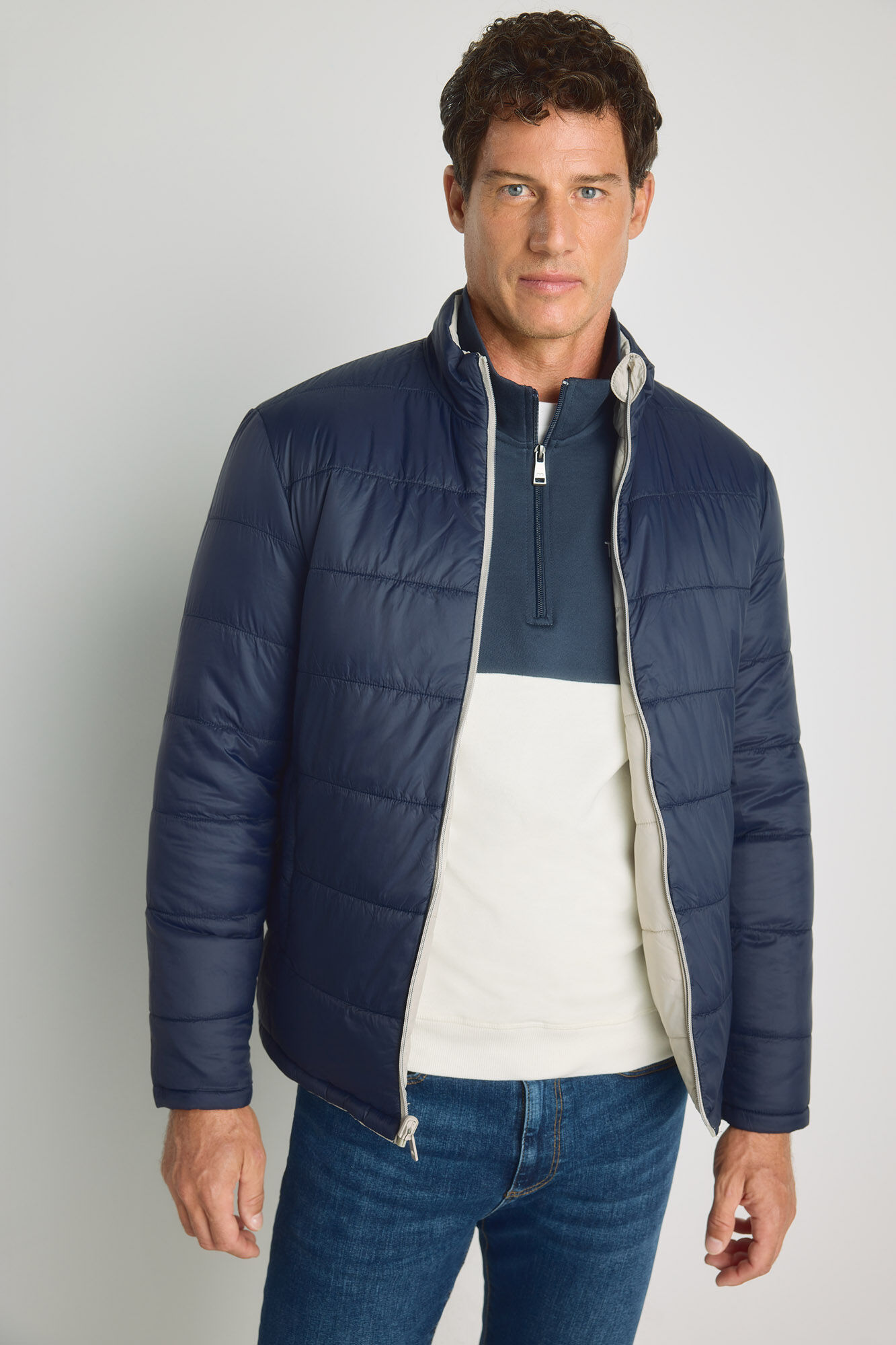 Milano Chamarra acolchada ultralight Gris Claro