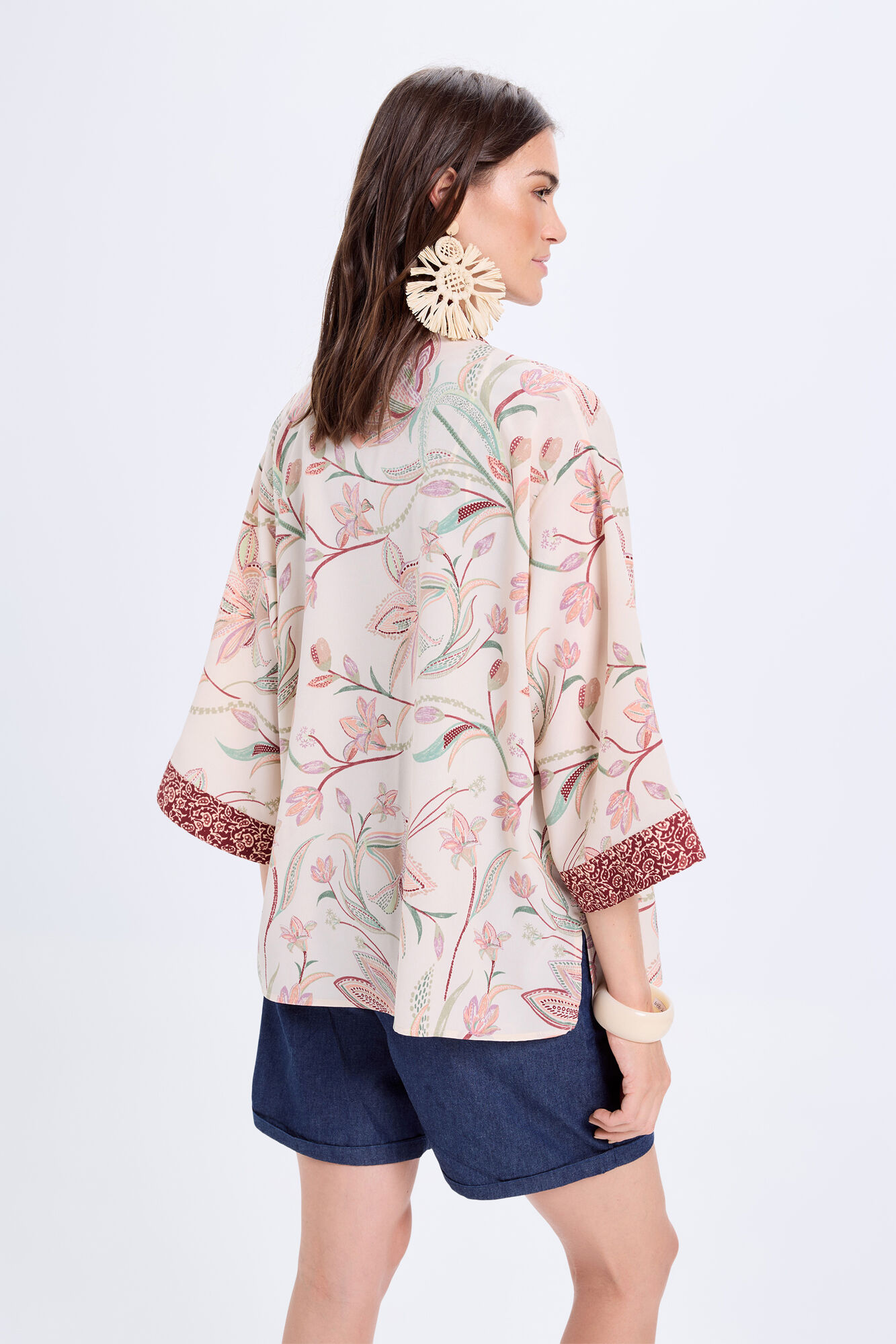 Milano Kimono short estampado