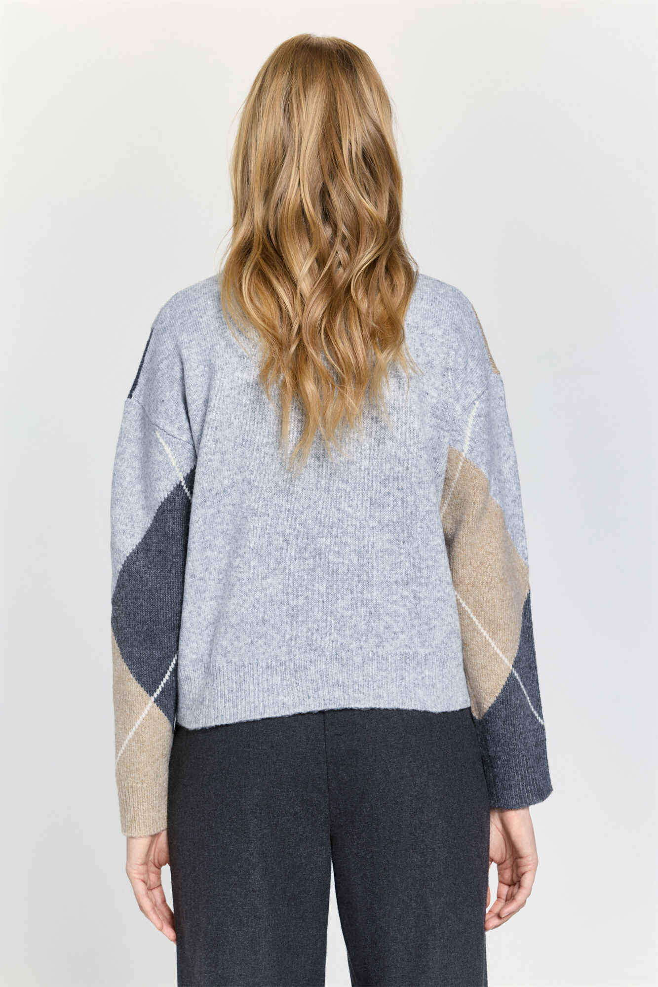 Milano Tejido con rombos Beige
