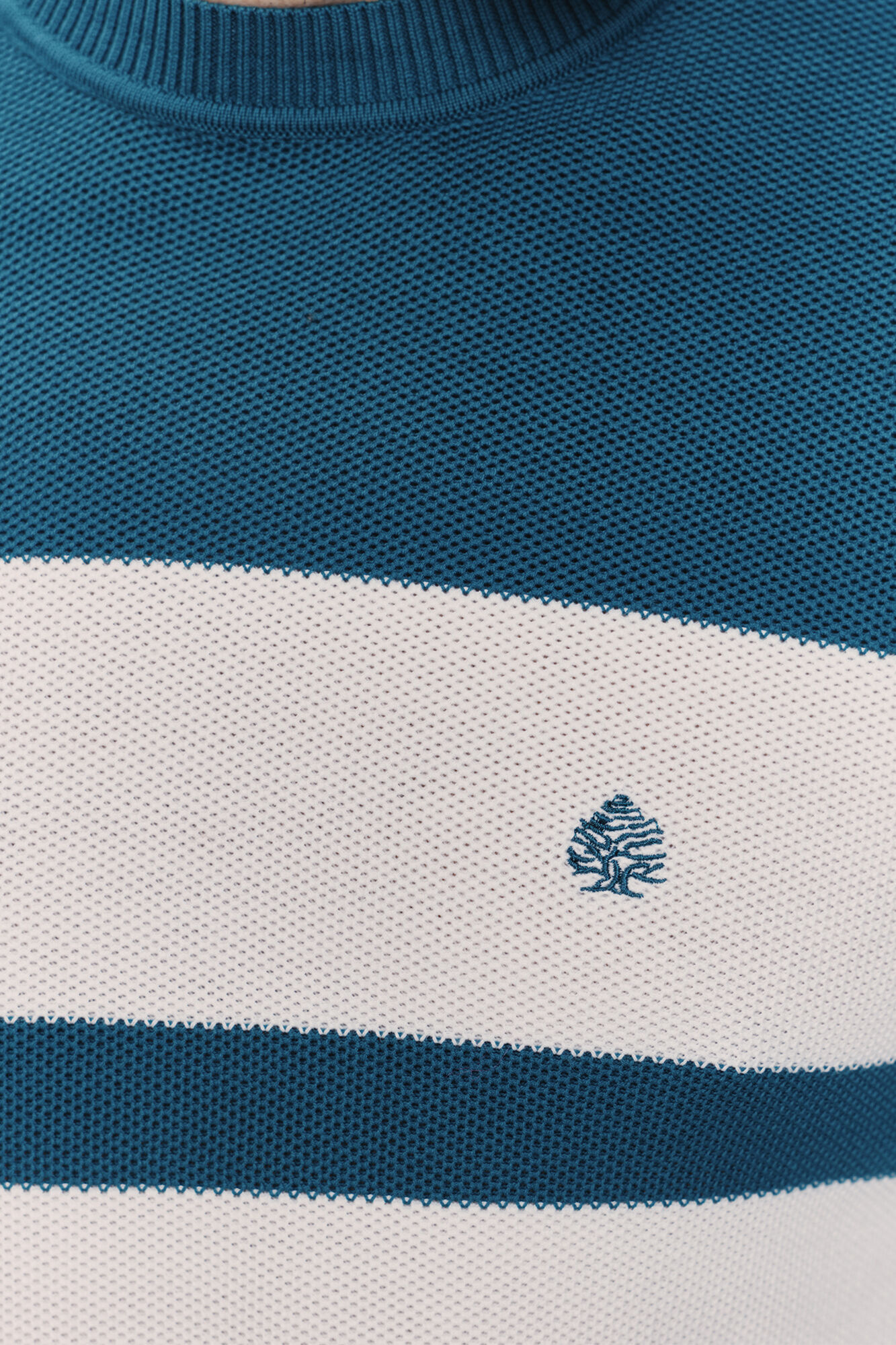 Springfield Su&eacute;ter cuello redondo ajustado Azul