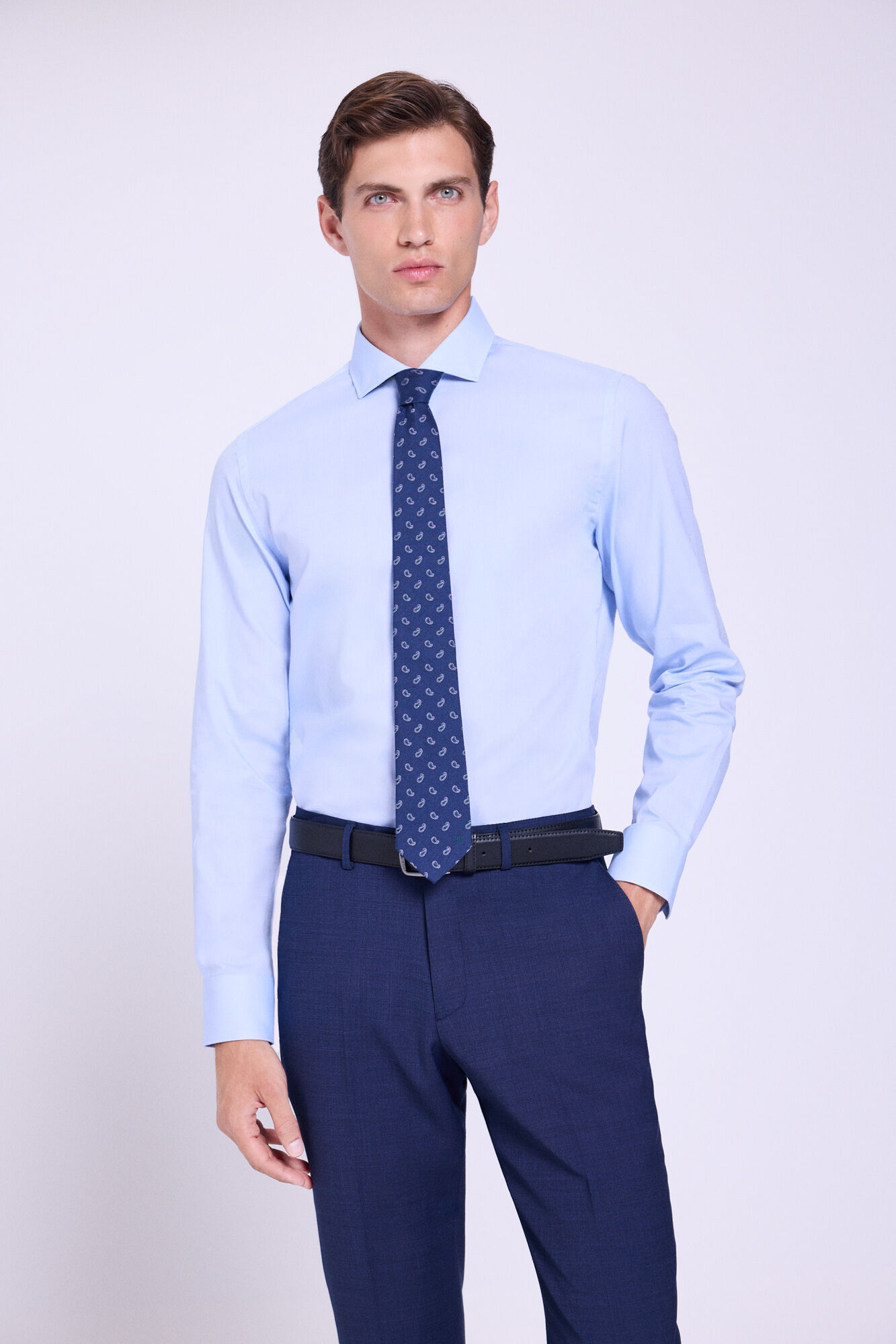 Milano Microestructura de la camisa de vestir