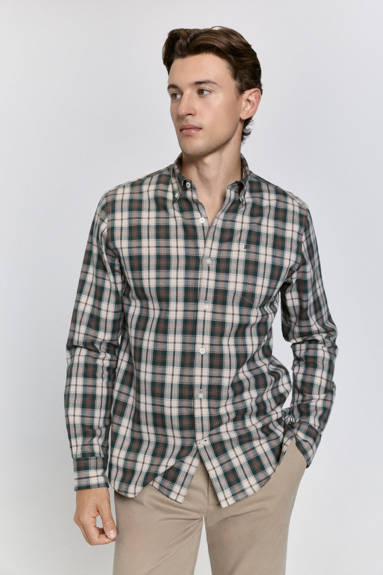 Pedro del Hierro Camisa a camisa de corte relajado