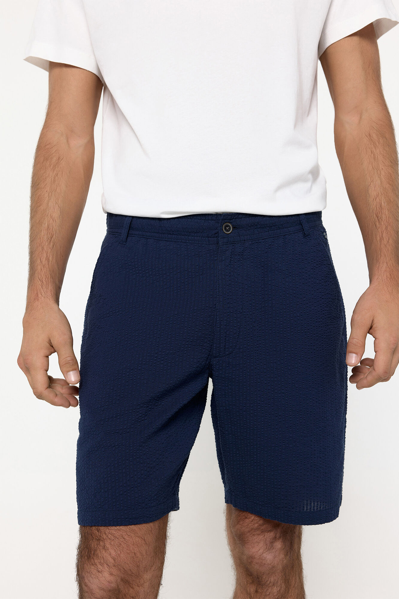 Milano Bermudas seersucker color liso