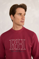 Pedro del Hierro Sudadera con logo Vino