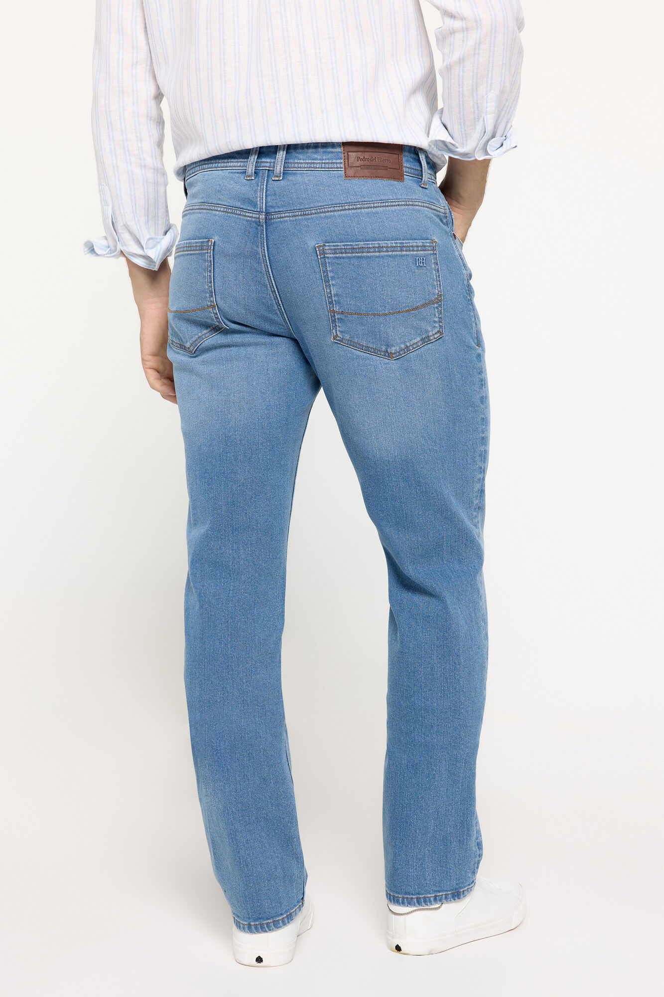 Pedro del Hierro Pantal&oacute;n Denim Classic Azul