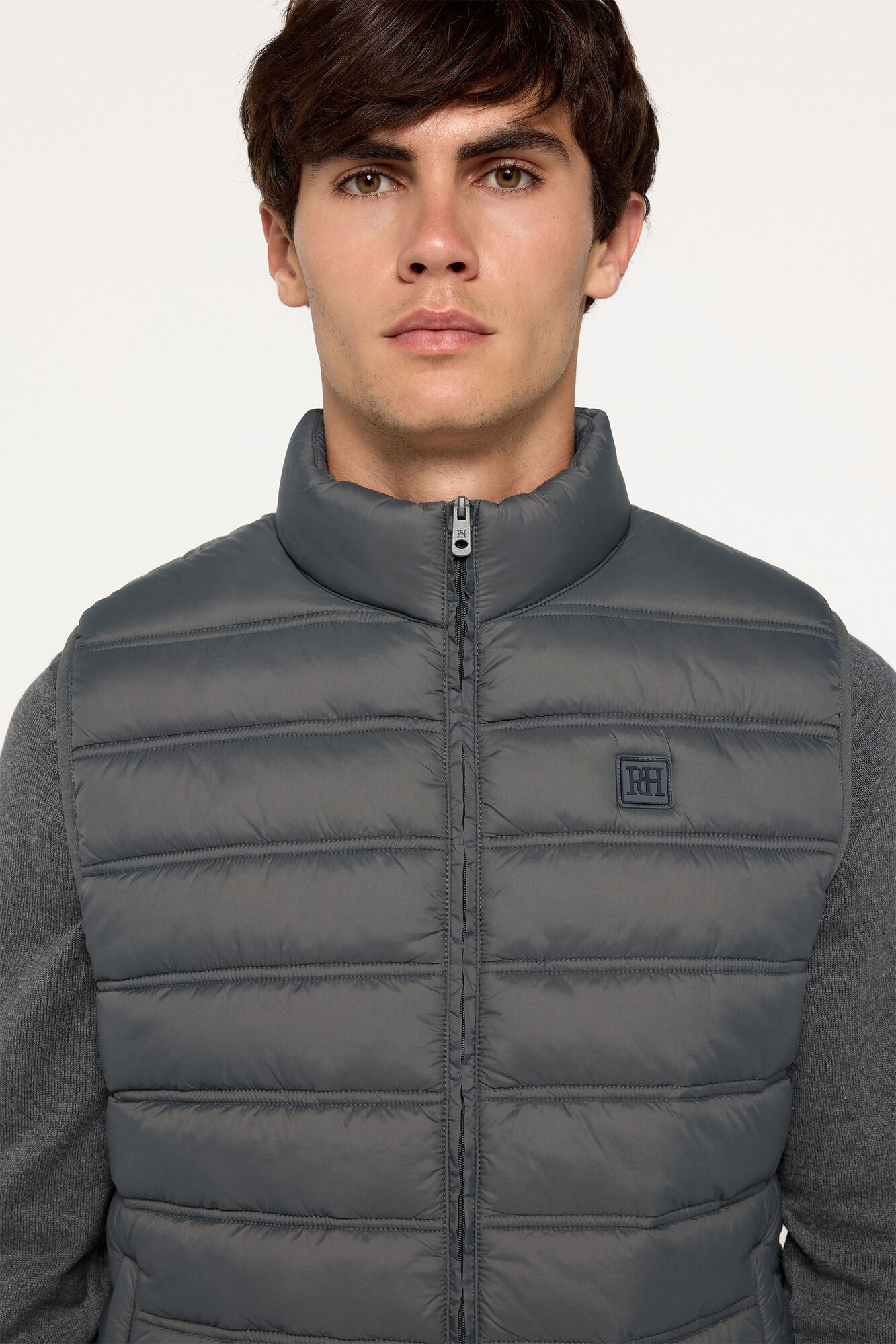 Pedro del Hierro Chaleco PdH Acolchado Gris