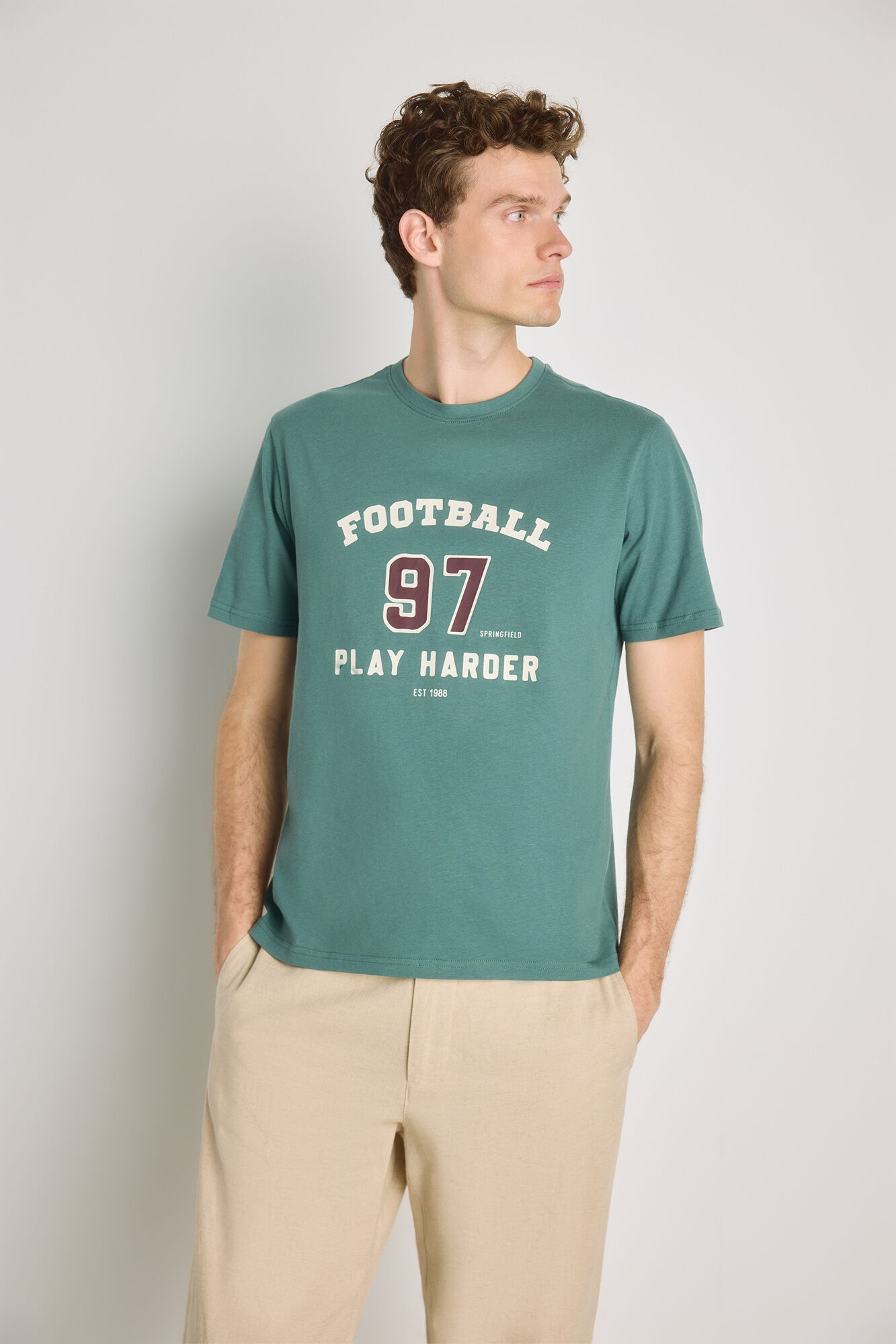Springfield Playera de manga corta
