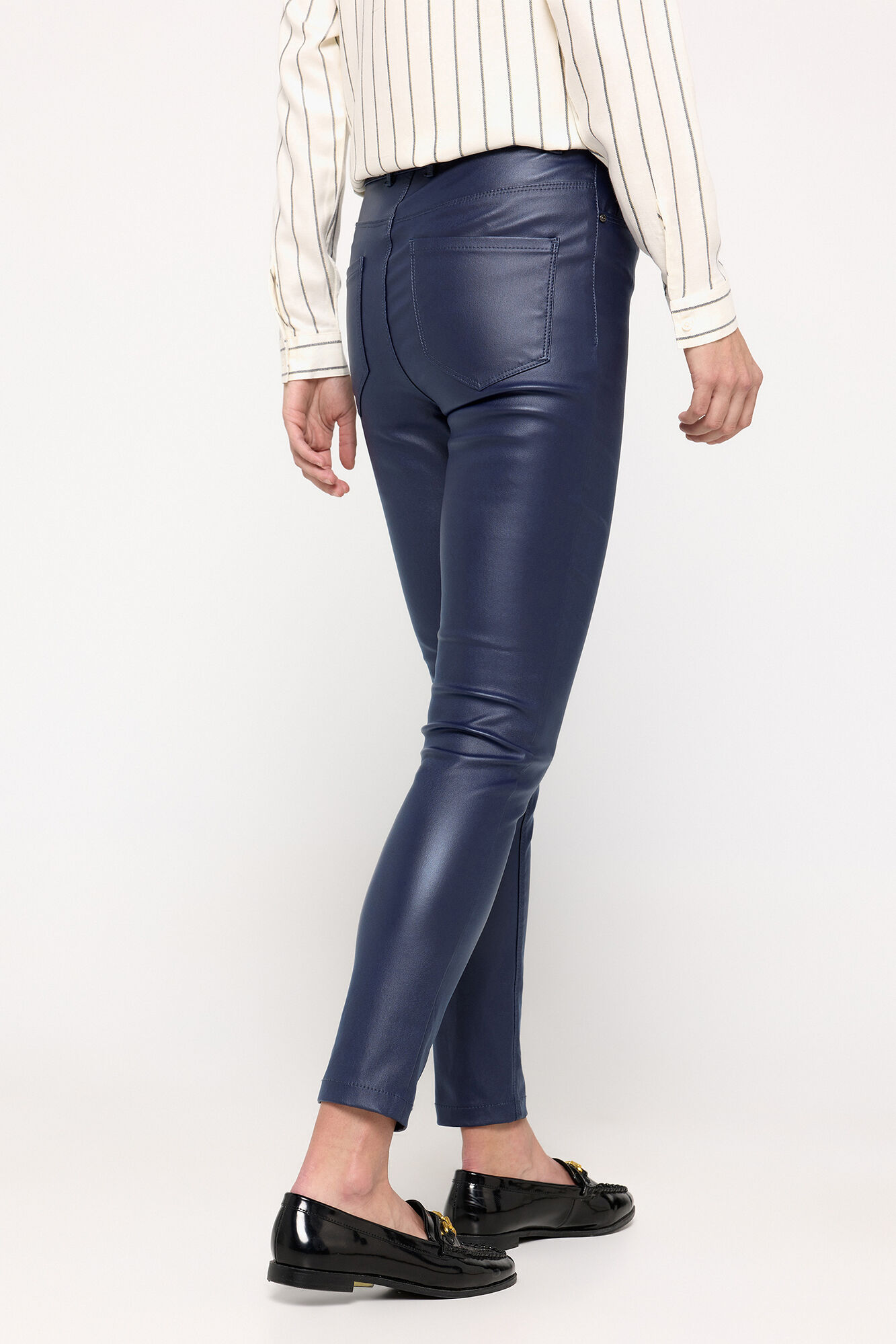 Milano Pantal&oacute;n Encerado Navy