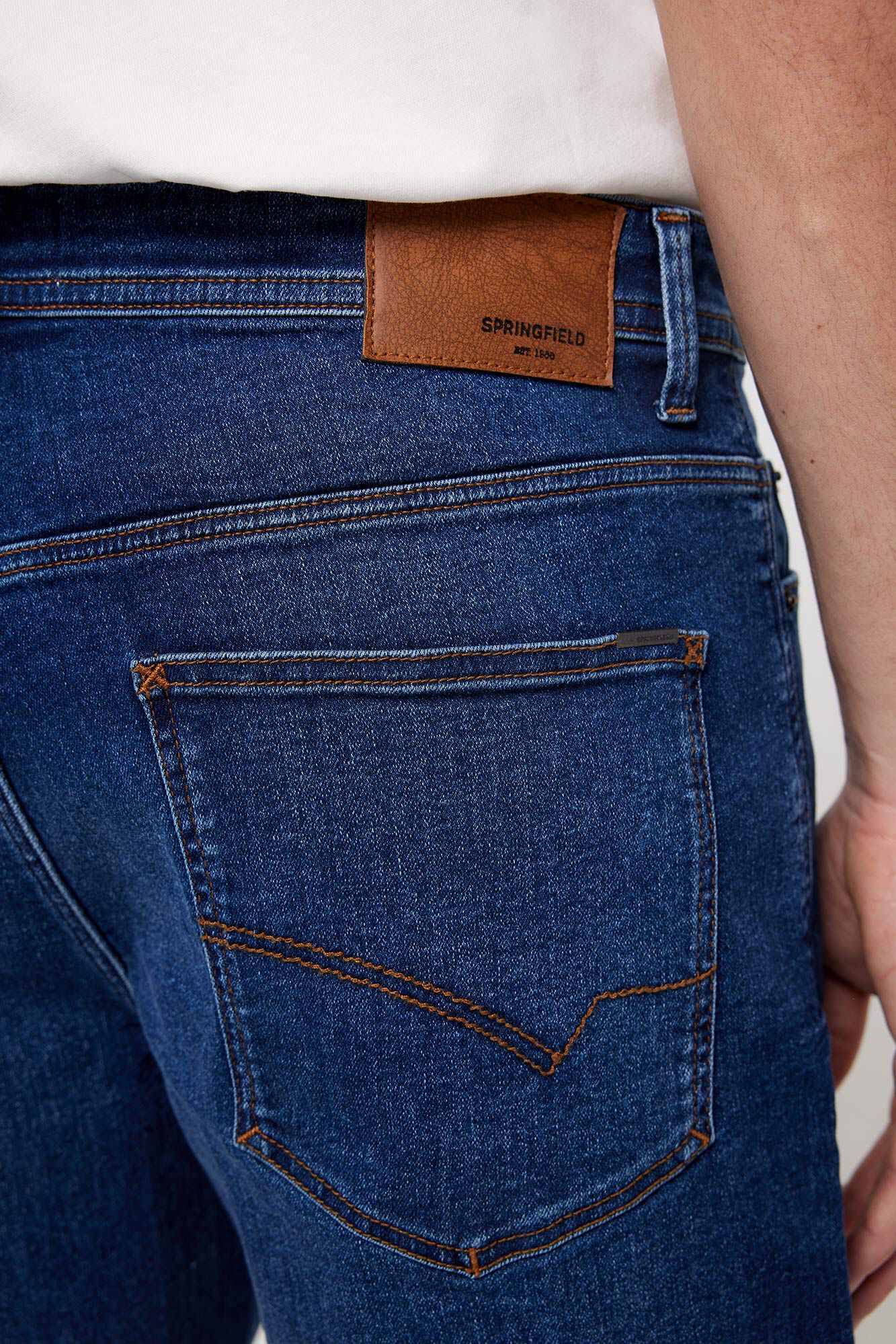 Milano Bermuda Denim Slim Azul