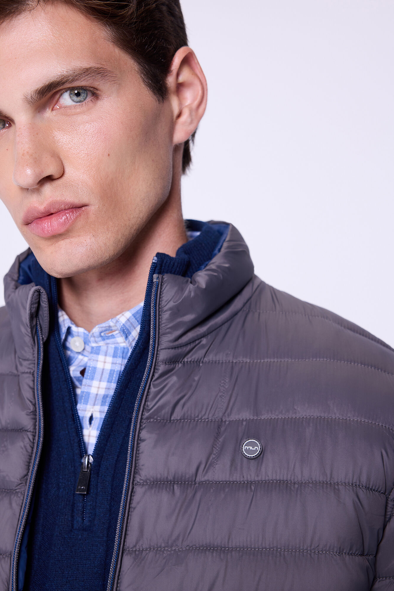 Milano Chamarra reversible ultraligera Gris Oscuro