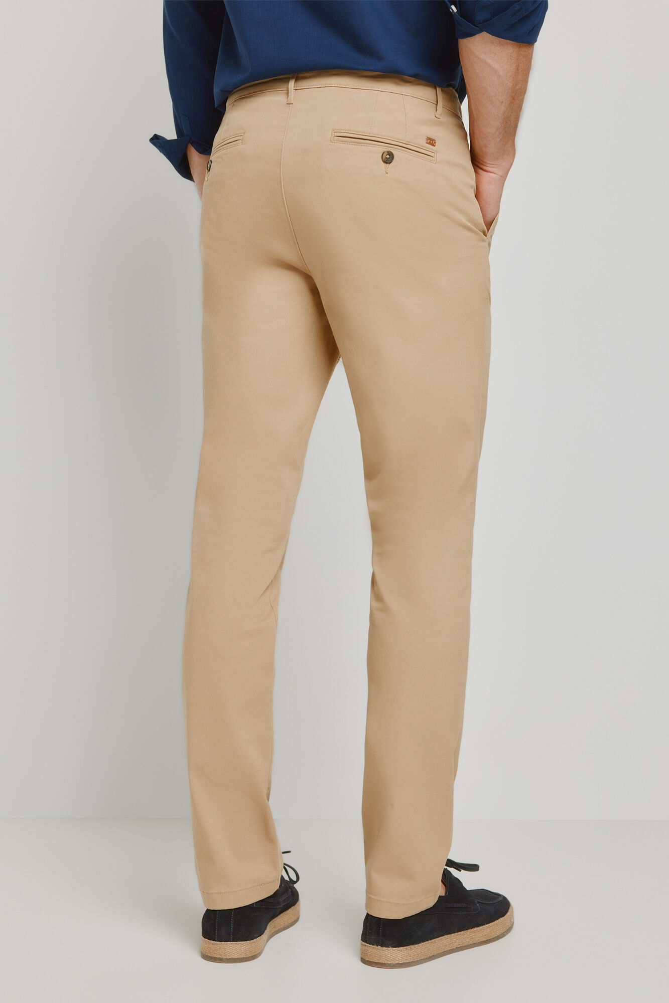 Milano Pantal&oacute;n chino slim fit Beige