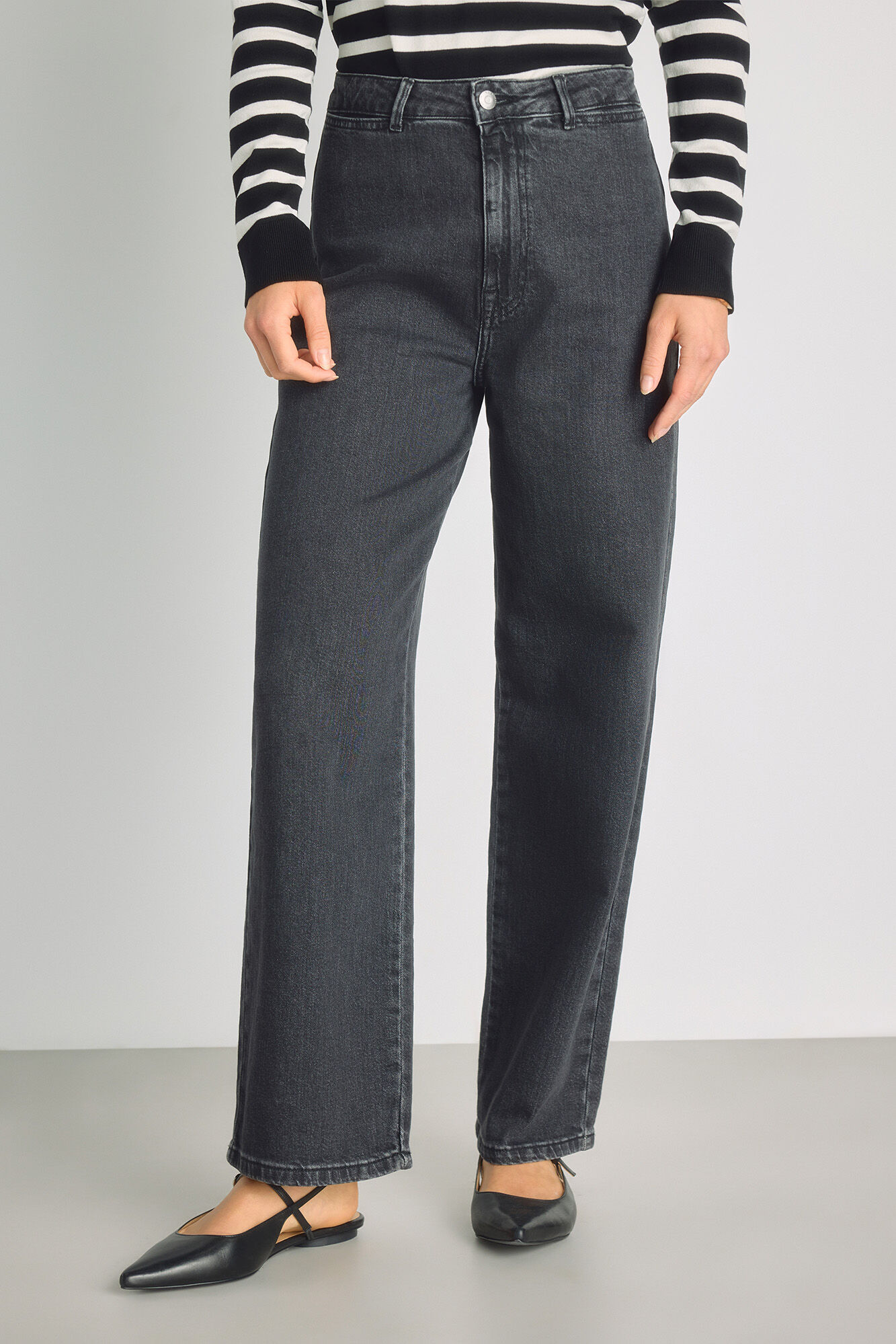 Milano Pantal&oacute;n de mezclilla ancho