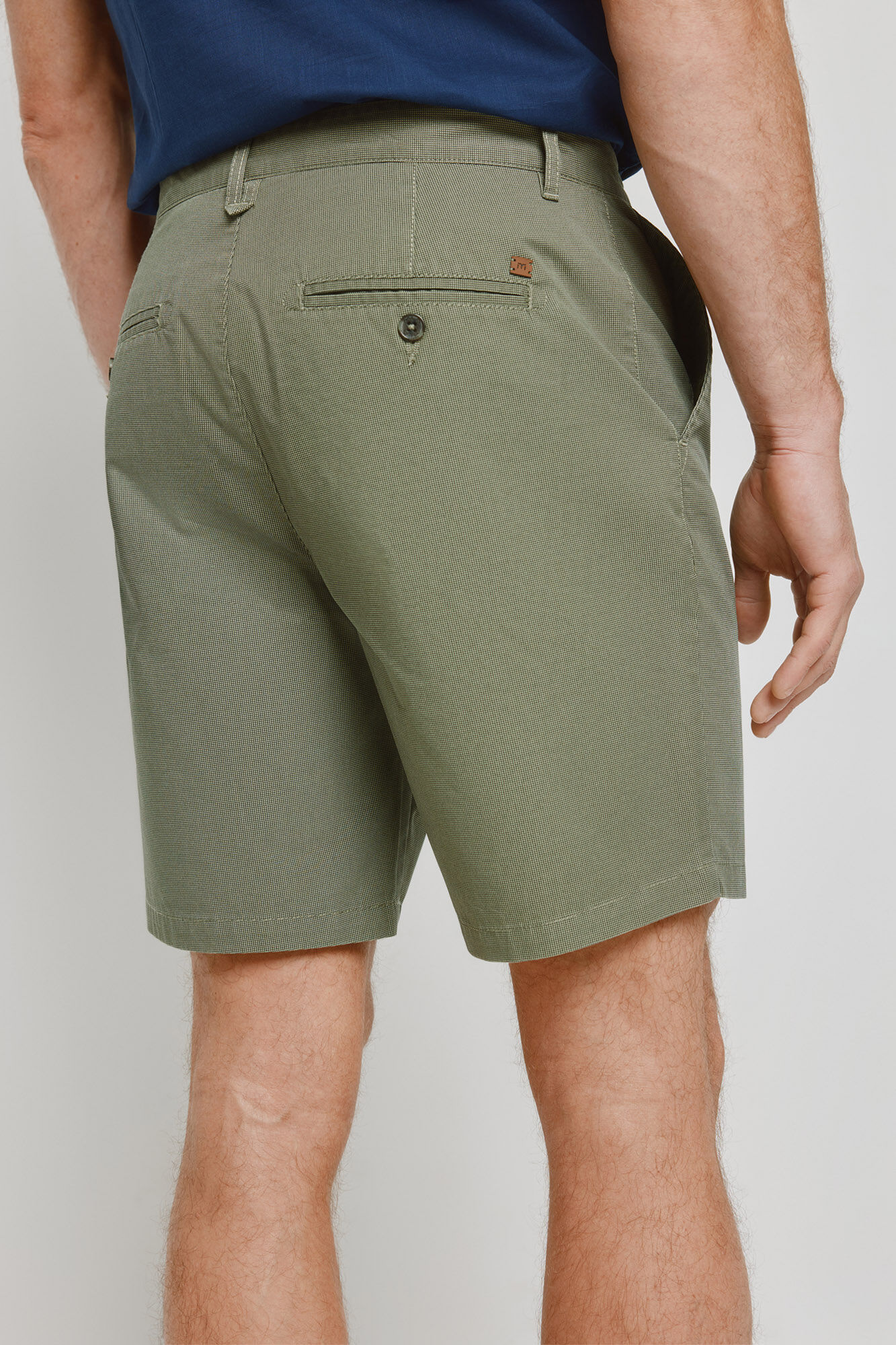Milano Bermudas estampadas Kaki Claro