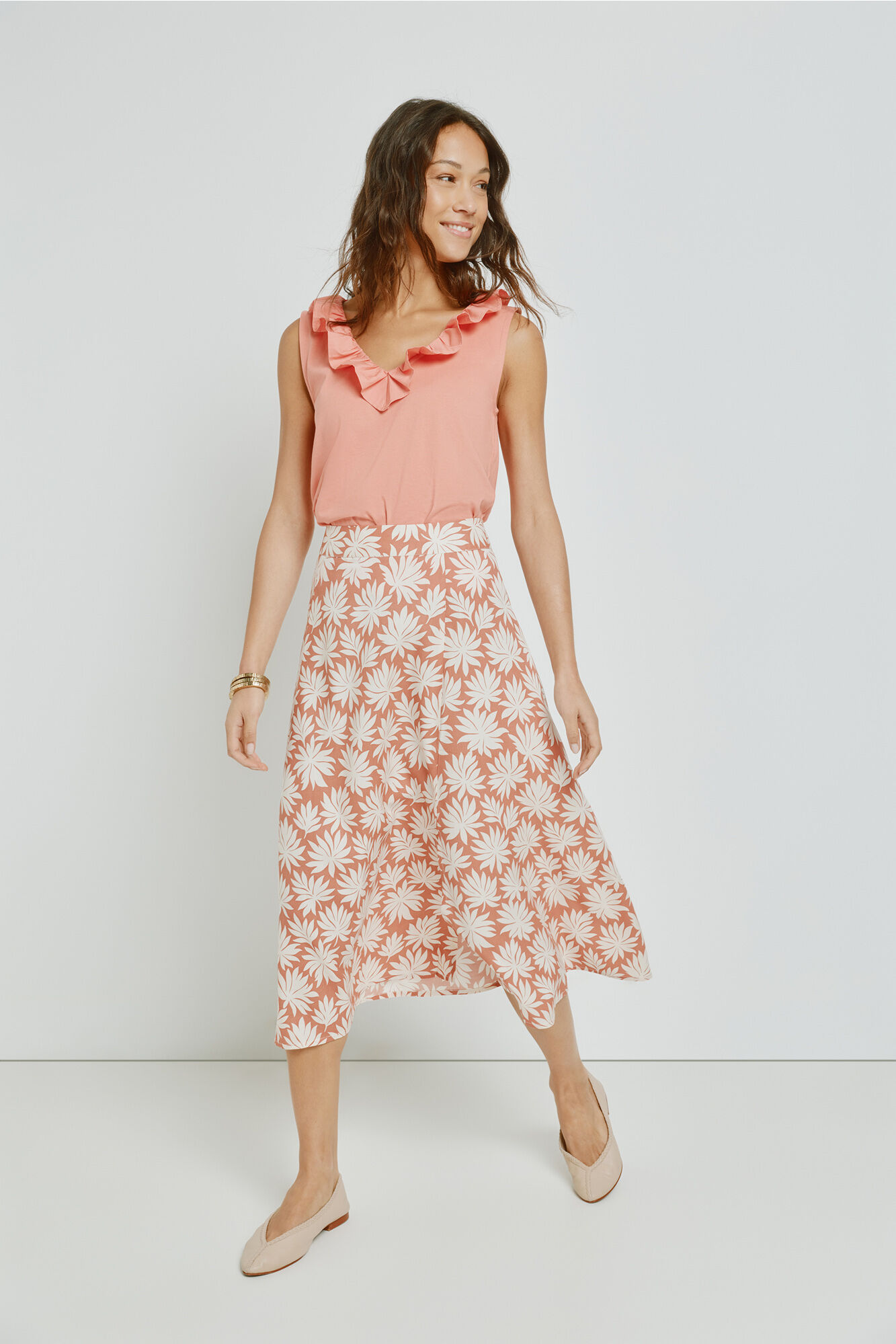 Milano Falda estampada