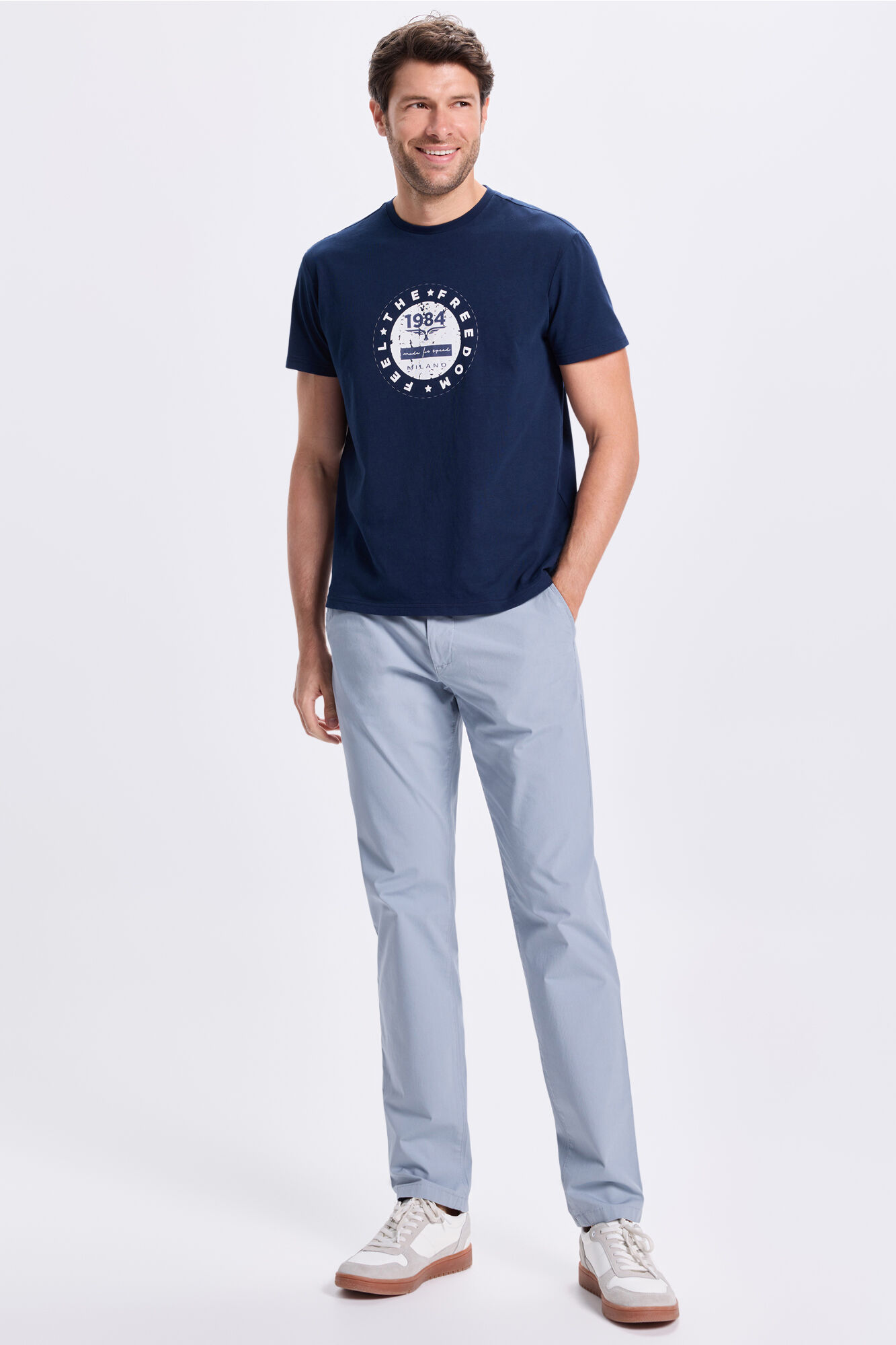 Milano Playera estampada Navy