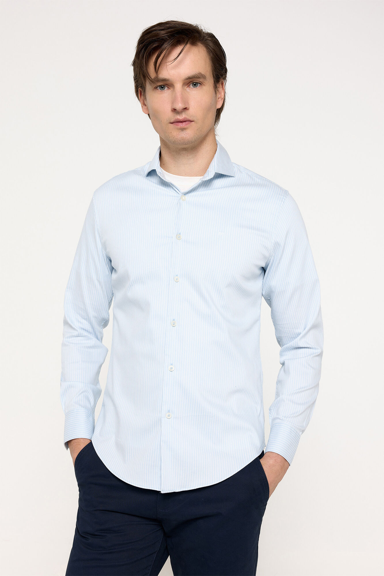 Milano Camisa Stretch Rayas