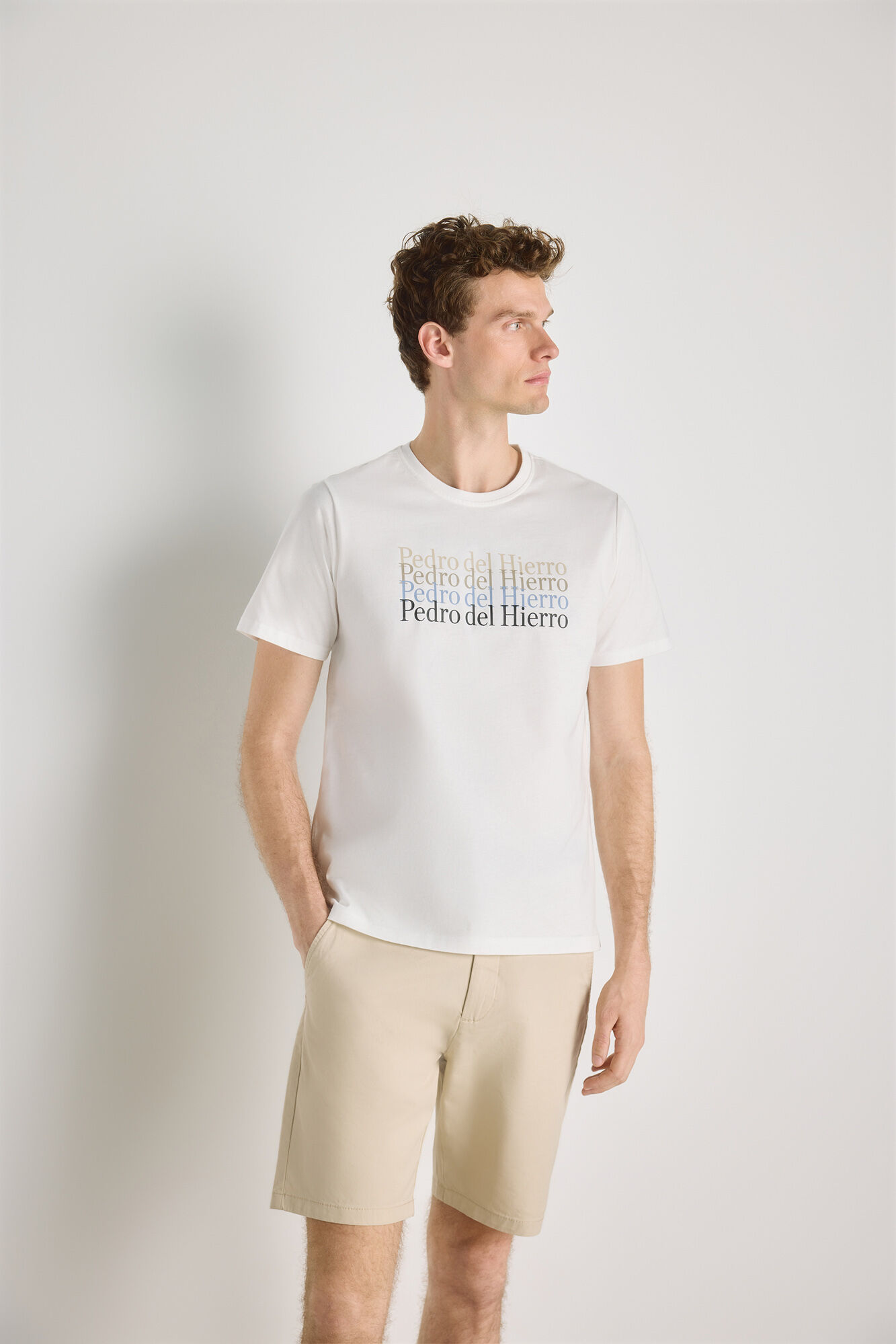 Pedro del Hierro Playera de manga corta estampada