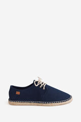 Milano Zapato de suela de yute Navy