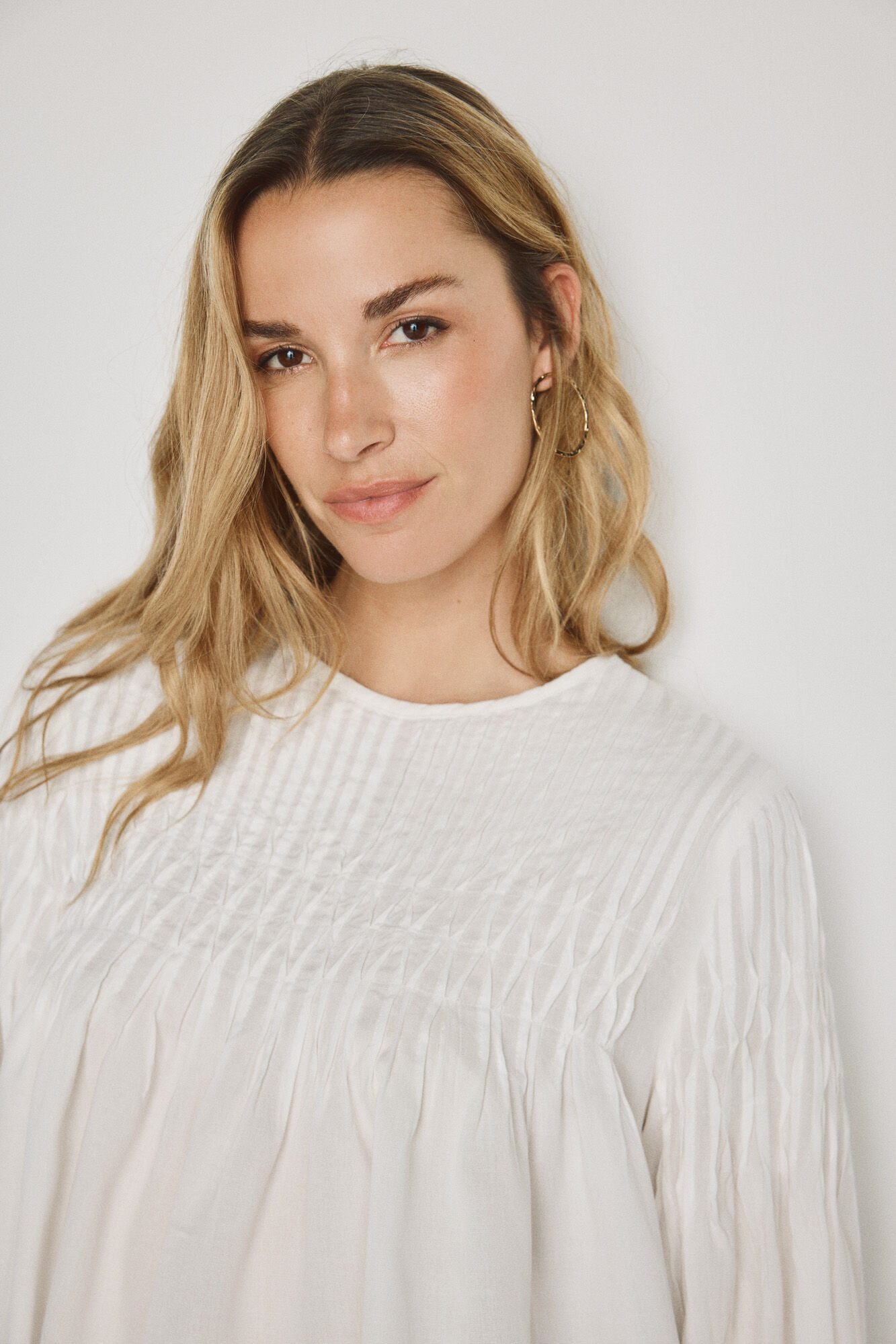 Milano Blusa cuello redondo Blanco