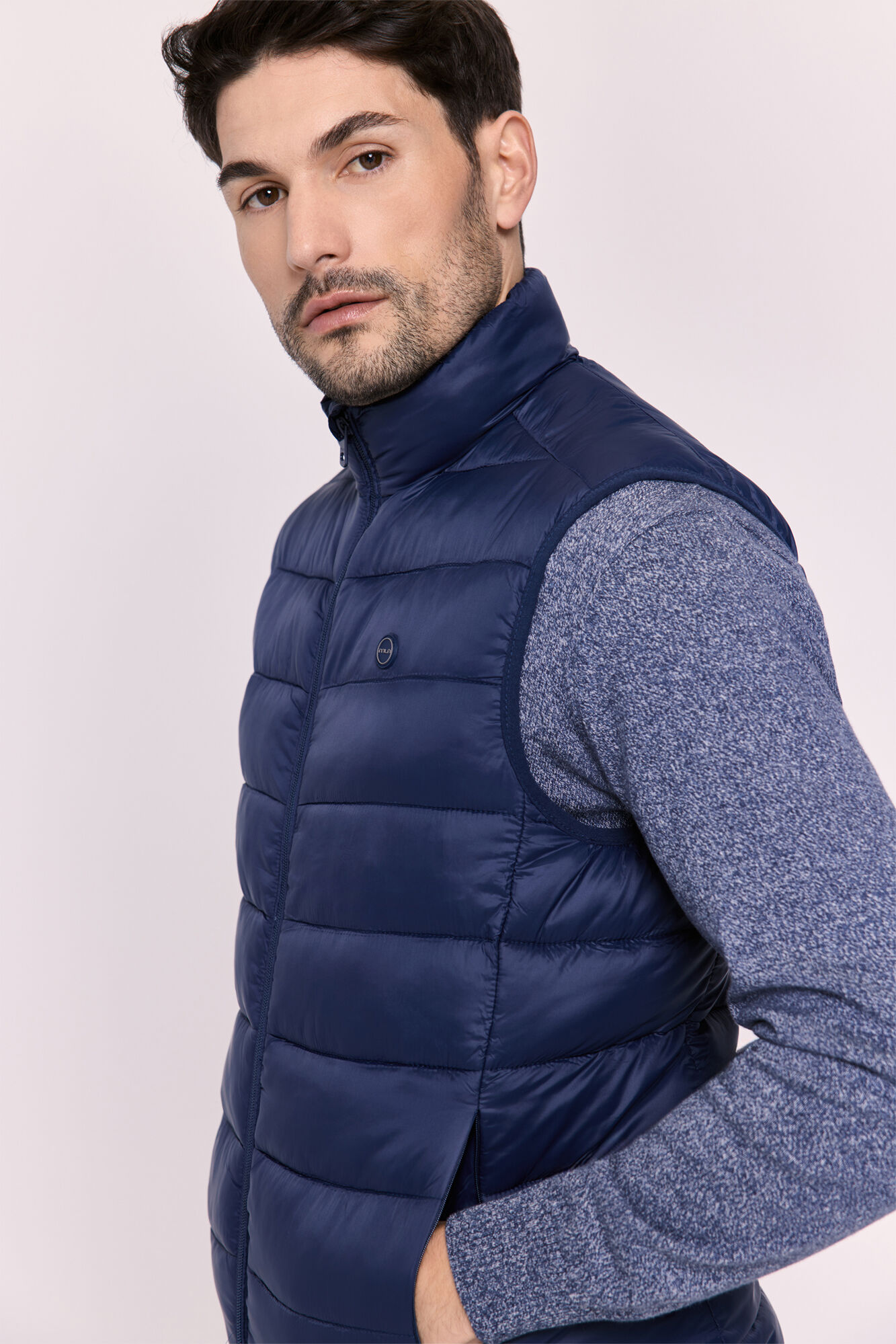 Milano Chaleco acolchado ultraligero Navy