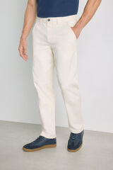 Milano Pantal&oacute;n chino regular fit Beige