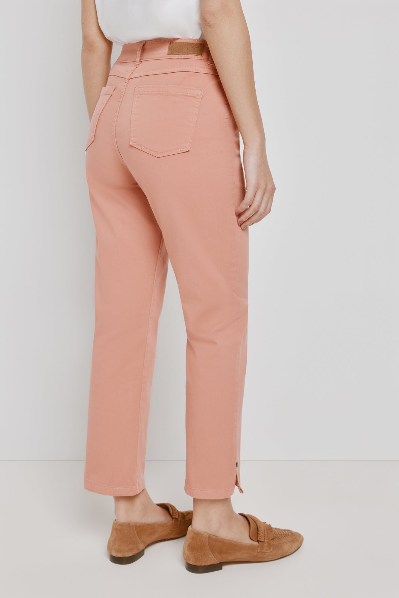 Milano Pantal&oacute;n de mezclilla de color Rosa