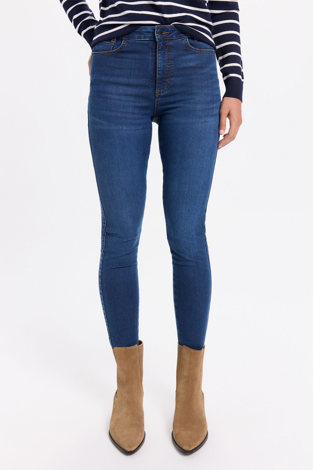 Milano Jeans ajustados de tiro medio