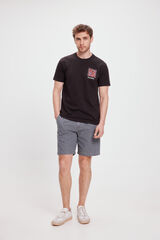 Milano Camiseta Estampada Negro
