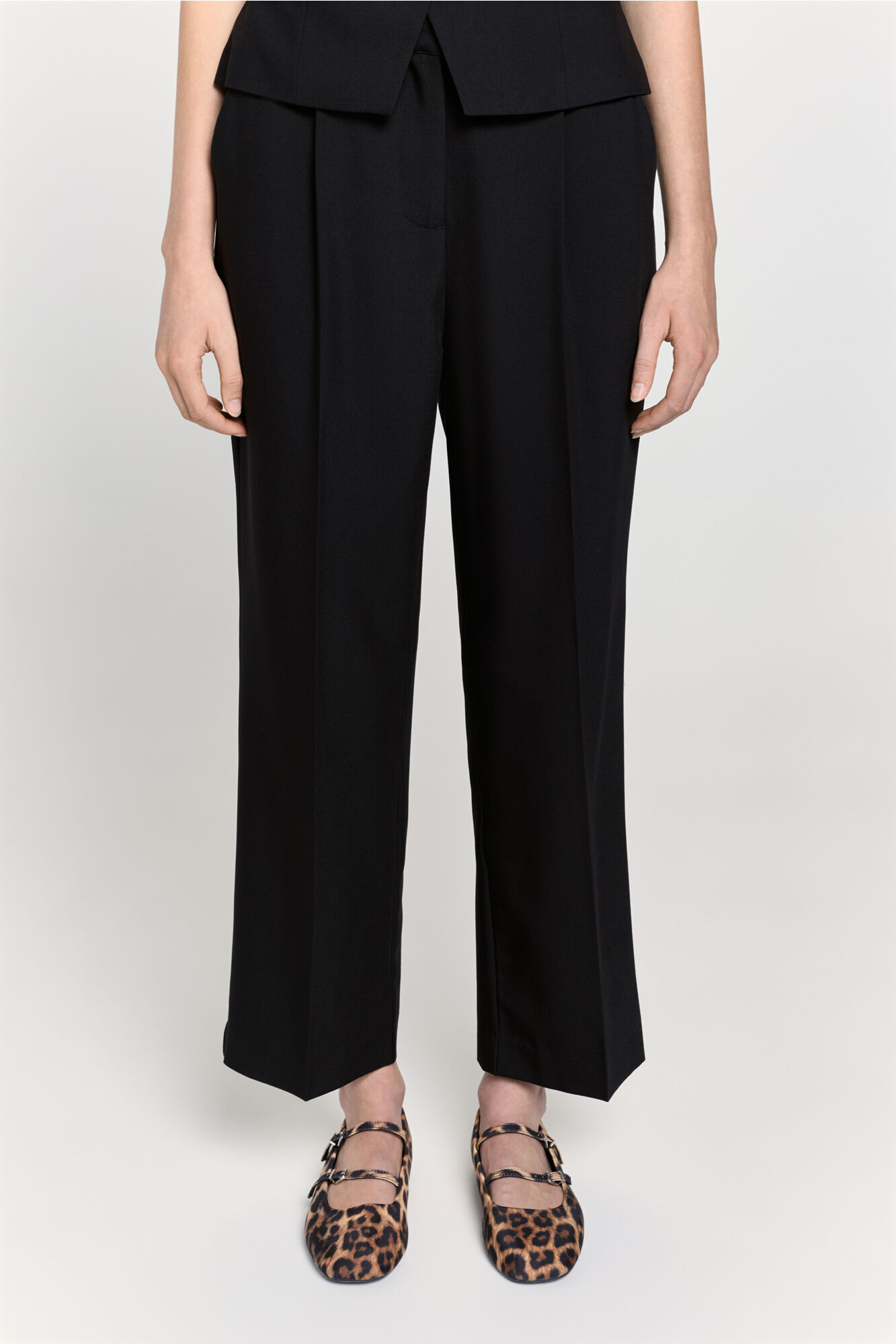 Milano Pantal&oacute;n estilo sastre Negro