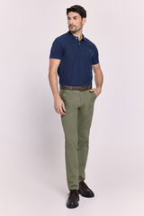 Milano Pantal&oacute;n chino slim fit Kaki Oscuro