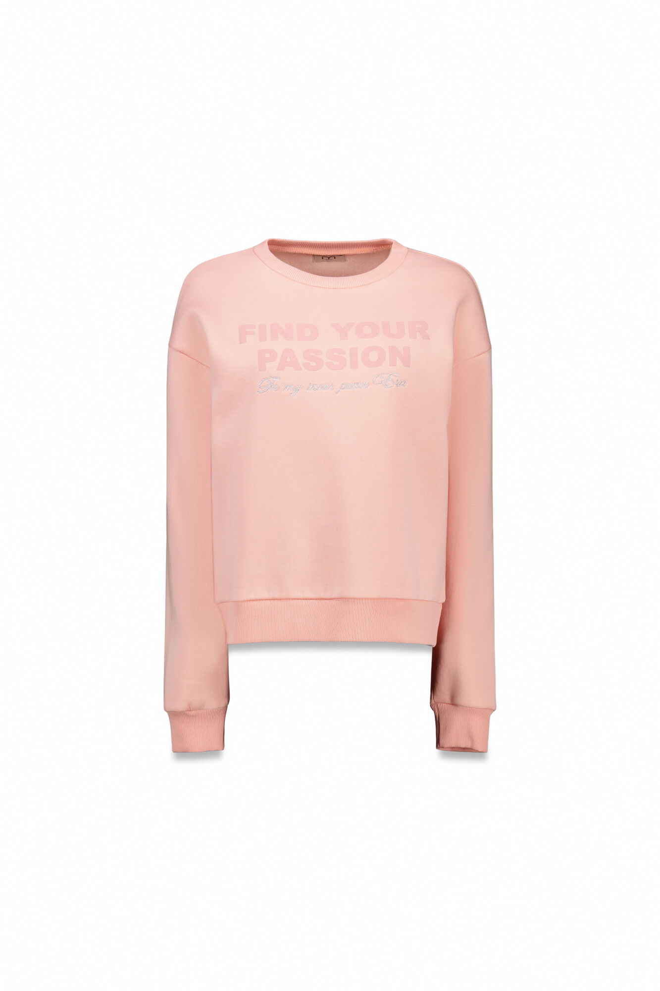 Milano Sudadera rosa con texto Rosa