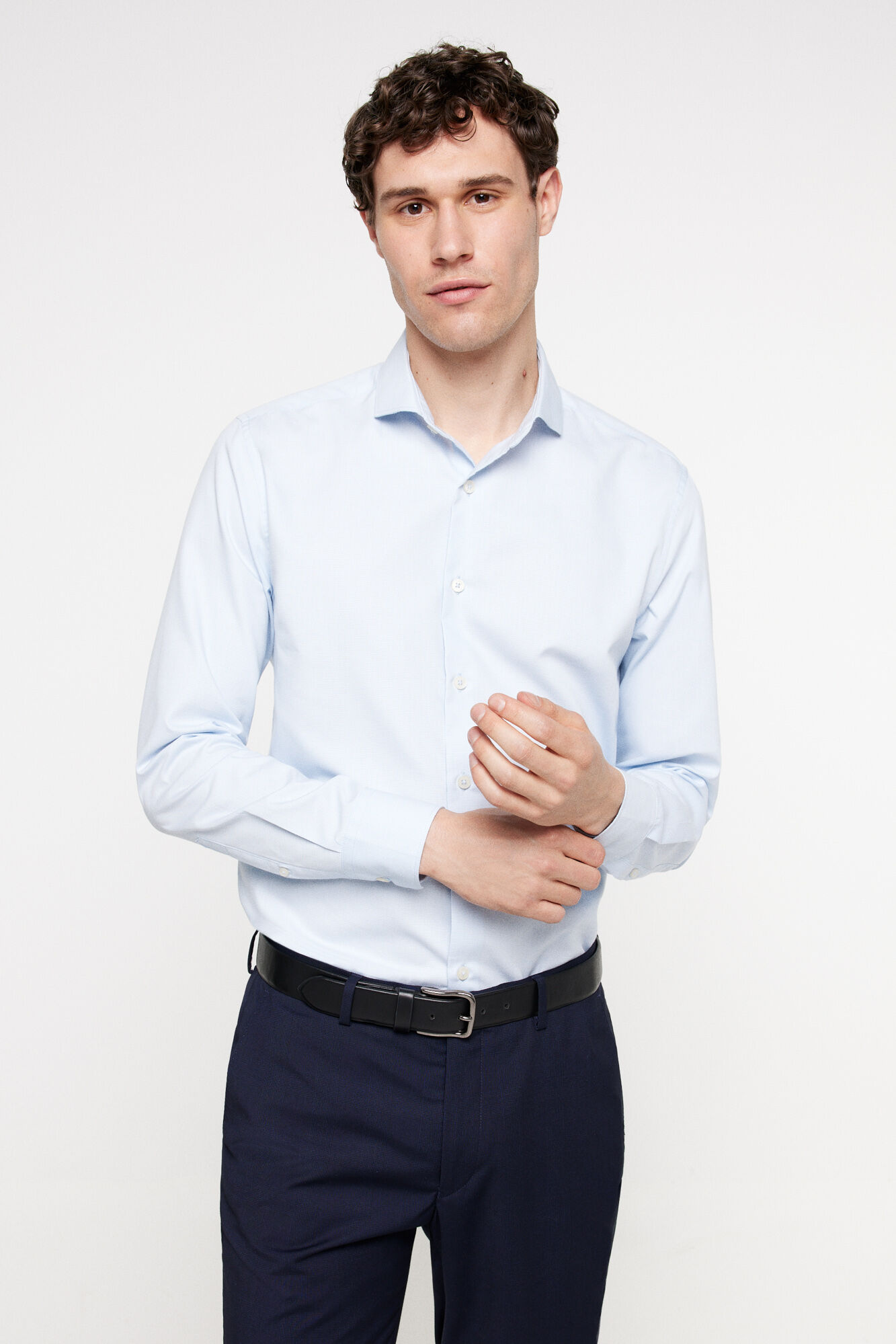 Milano Camisa de vestir microestructura.