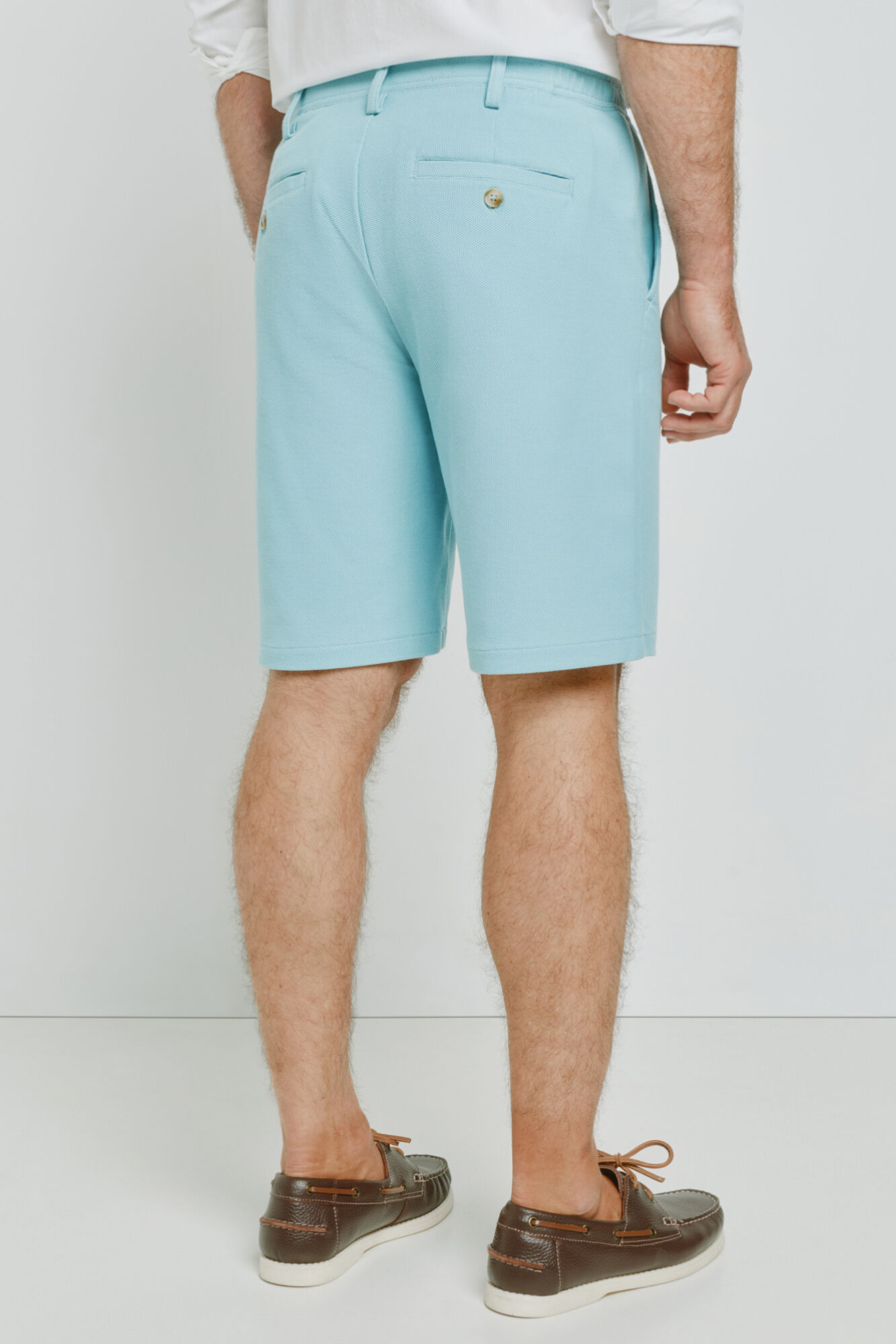 Milano Bermudas microestructura Azul