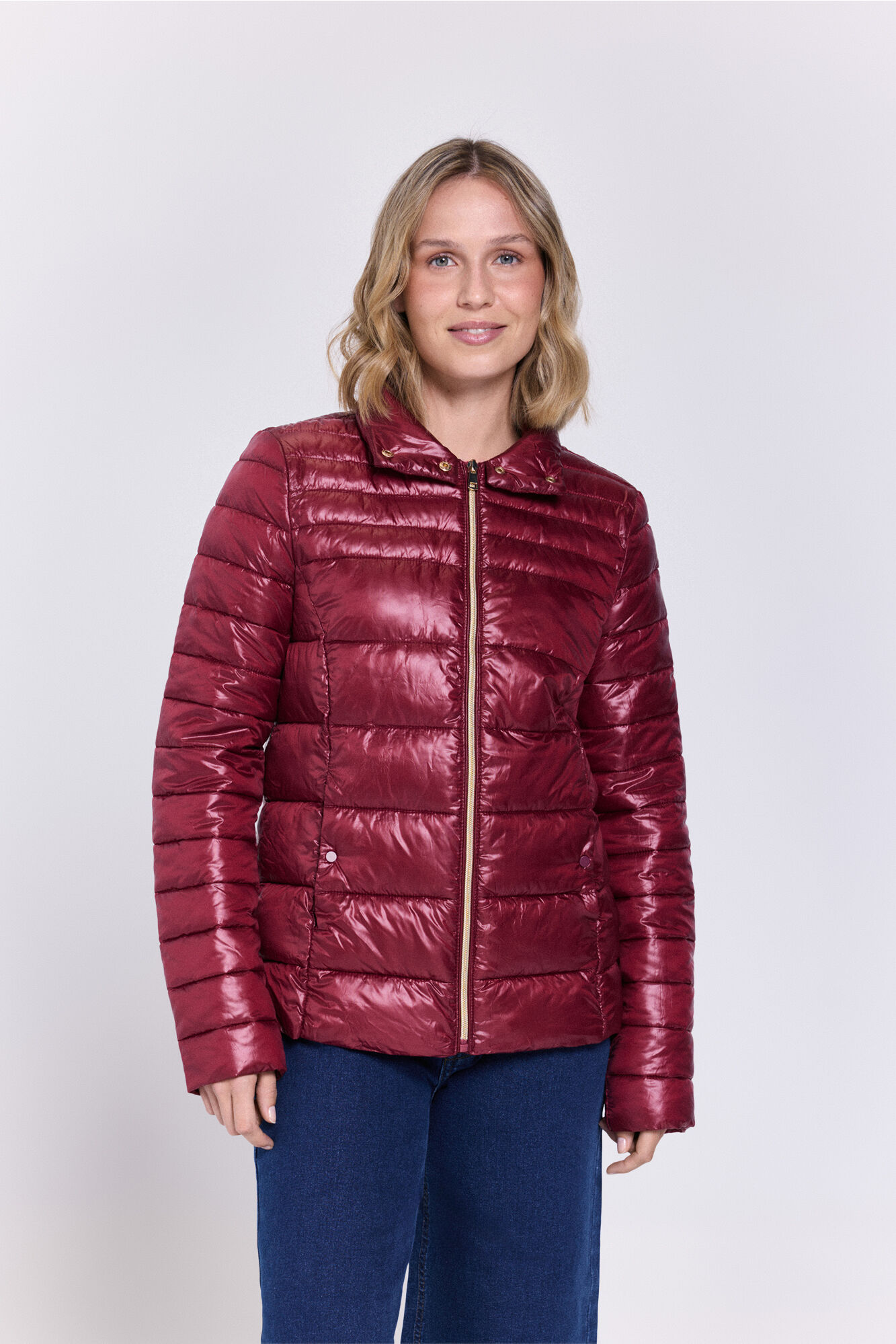 Milano Plum&iacute;fero short estilo plum&iacute;fero Granate