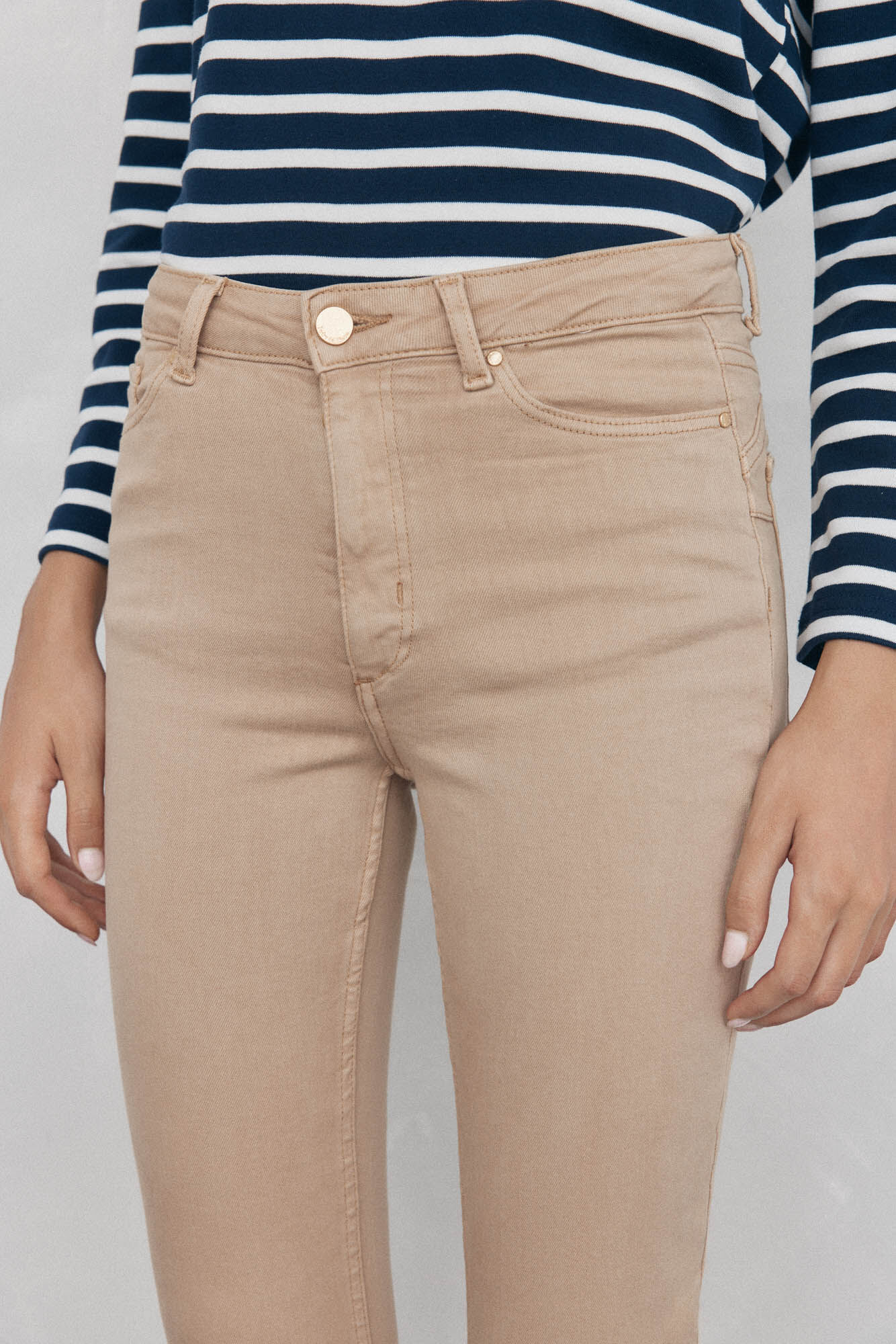 Pedro del Hierro Jeans push up Beige