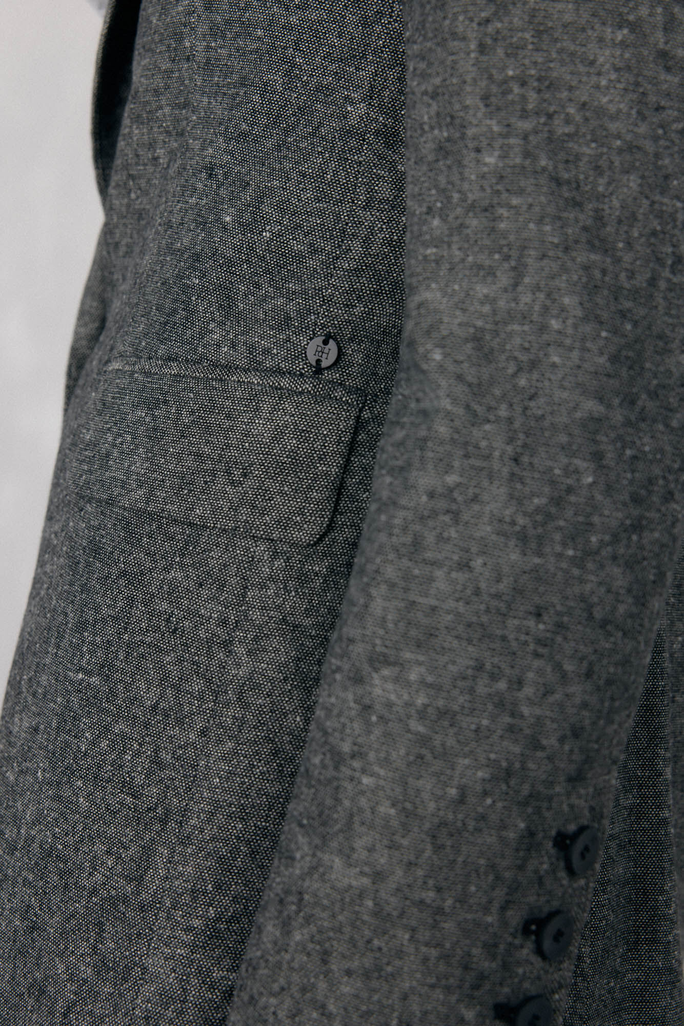 Pedro del Hierro Blazer de cheviot Gris