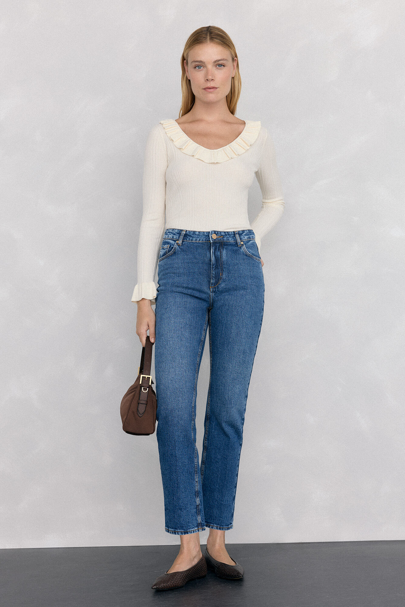 Pedro del Hierro Jeans rectos b&aacute;sicos