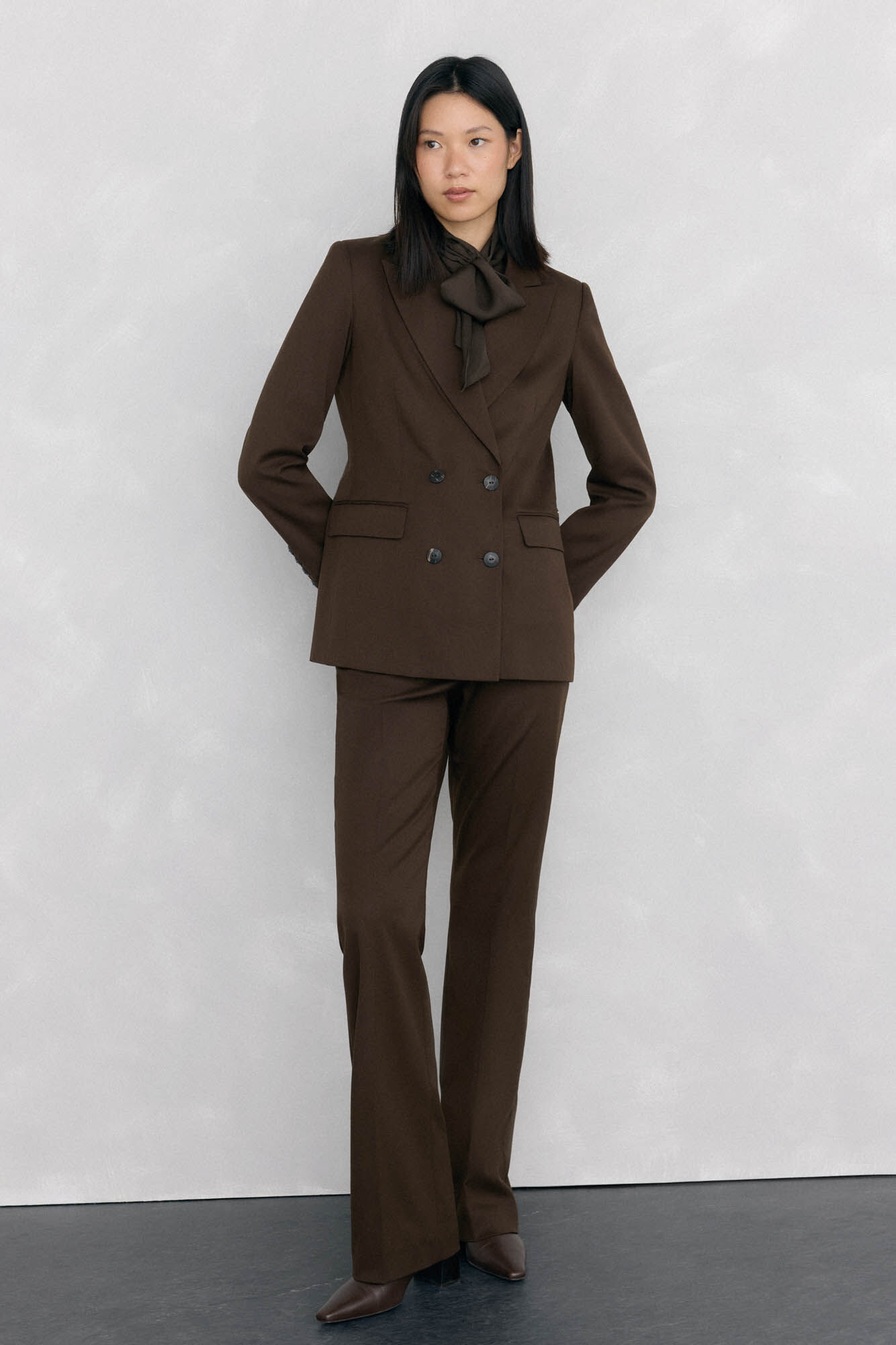 Pedro del Hierro Blazer chocolate doble botonadura
