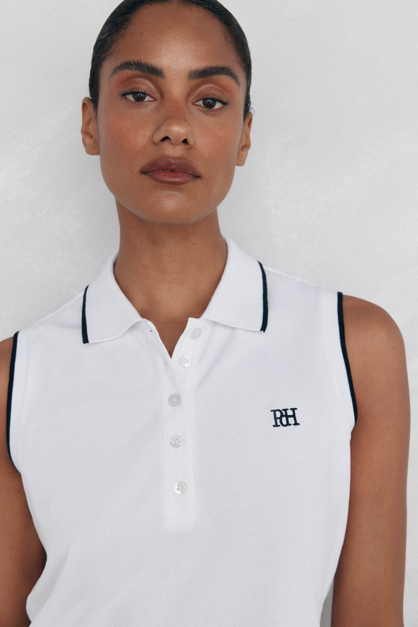 Pedro del Hierro Polo sin mangas contrastes