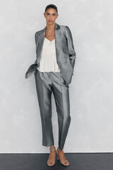 Pedro del Hierro Pantal&oacute;n smart plateado Gris